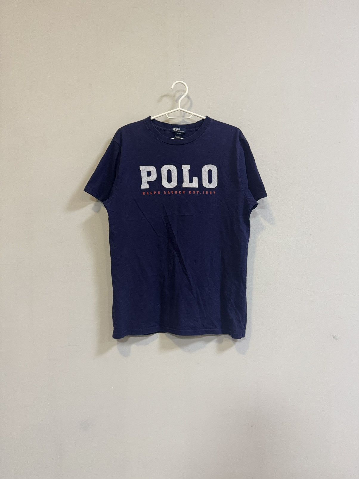 Polo Ralph Lauren × Vintage Vintage Polo Ralph Lauren USA logo distressed tee Size US XL / EU 56 / 4 - 1 Thumbnail