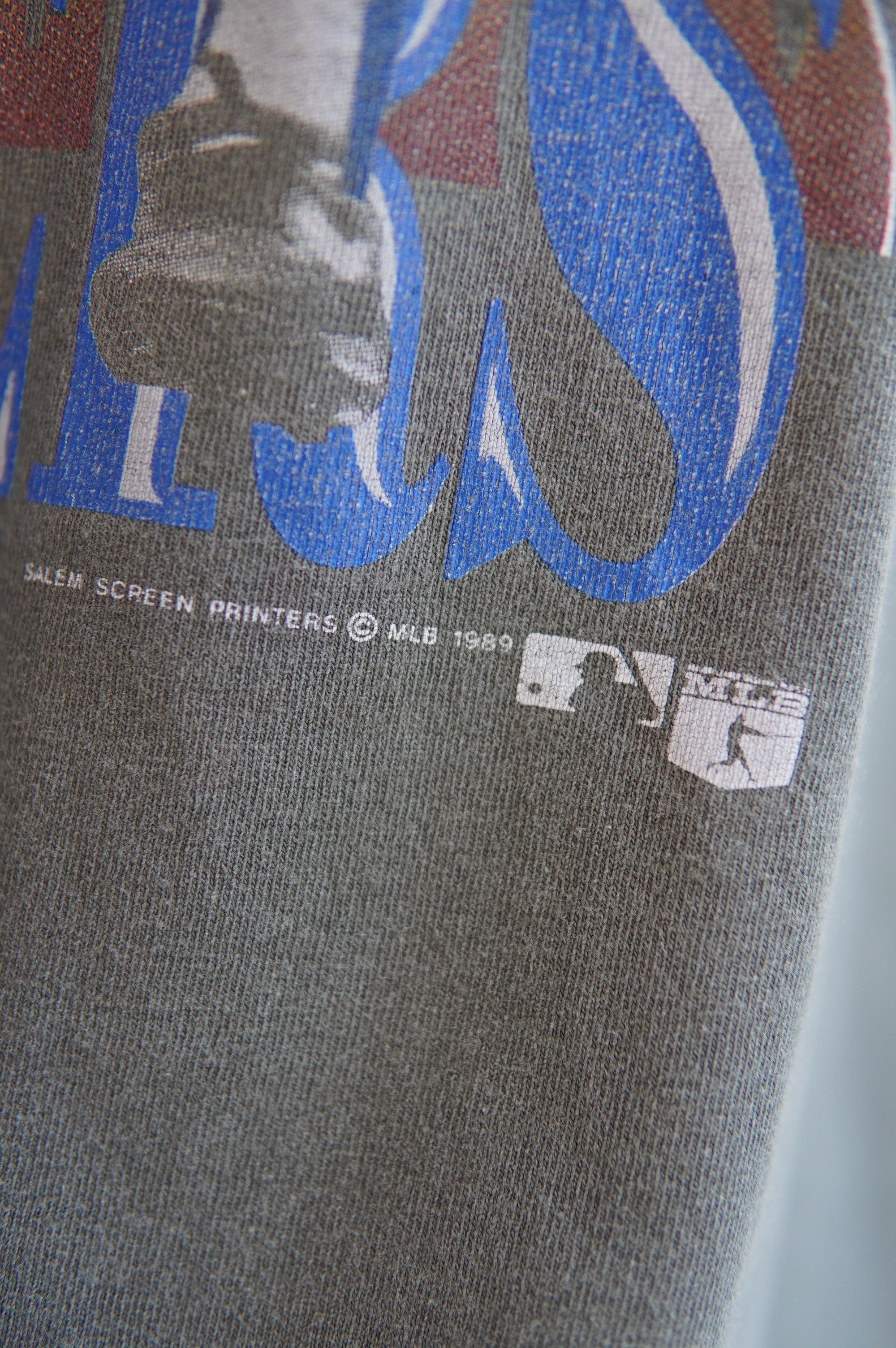 MLB Vintage 1989 MLB Texas Rangers Nolan Ryan Salem Faded Tee Size US XL / EU 56 / 4 - 10 Thumbnail