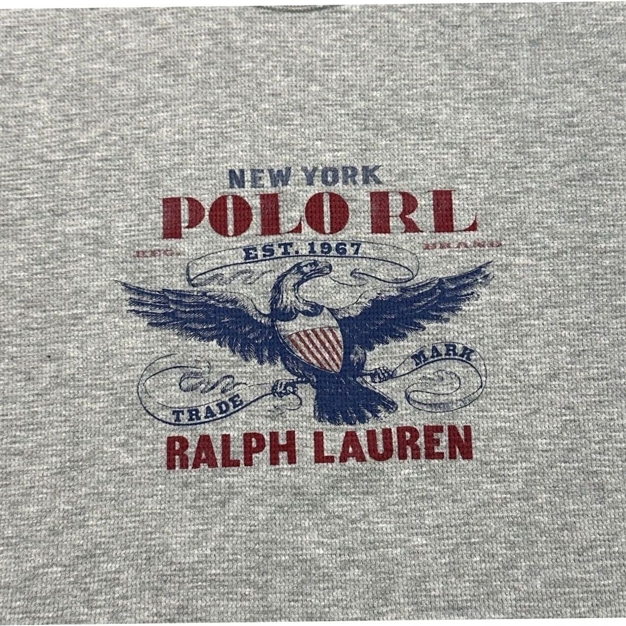 Polo Ralph Lauren Polo Ralph Lauren Gray Thermal Knit Shirt - Mens M Size US M / EU 48-50 / 2 - 2 Thumbnail
