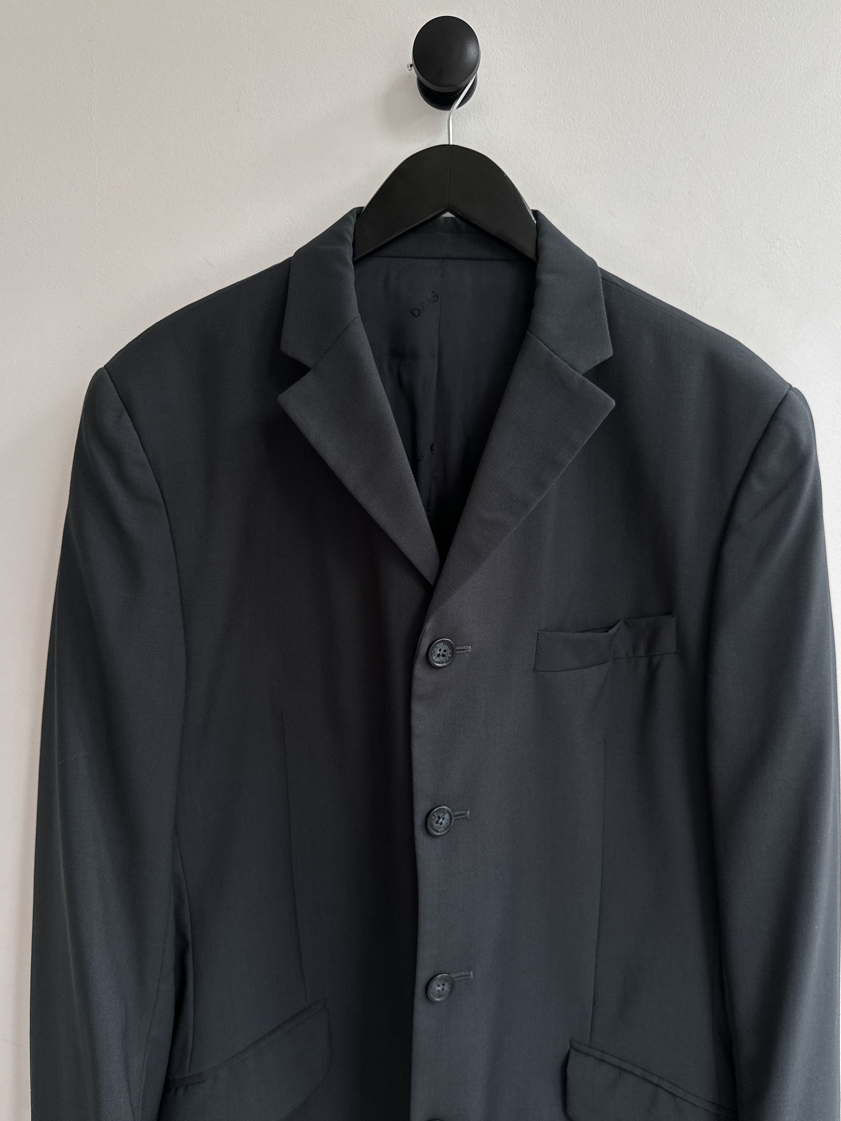 Dolce & Gabbana Dolce Gabbana D&G Navy Blazer Jacket Size 40R - 4 Thumbnail
