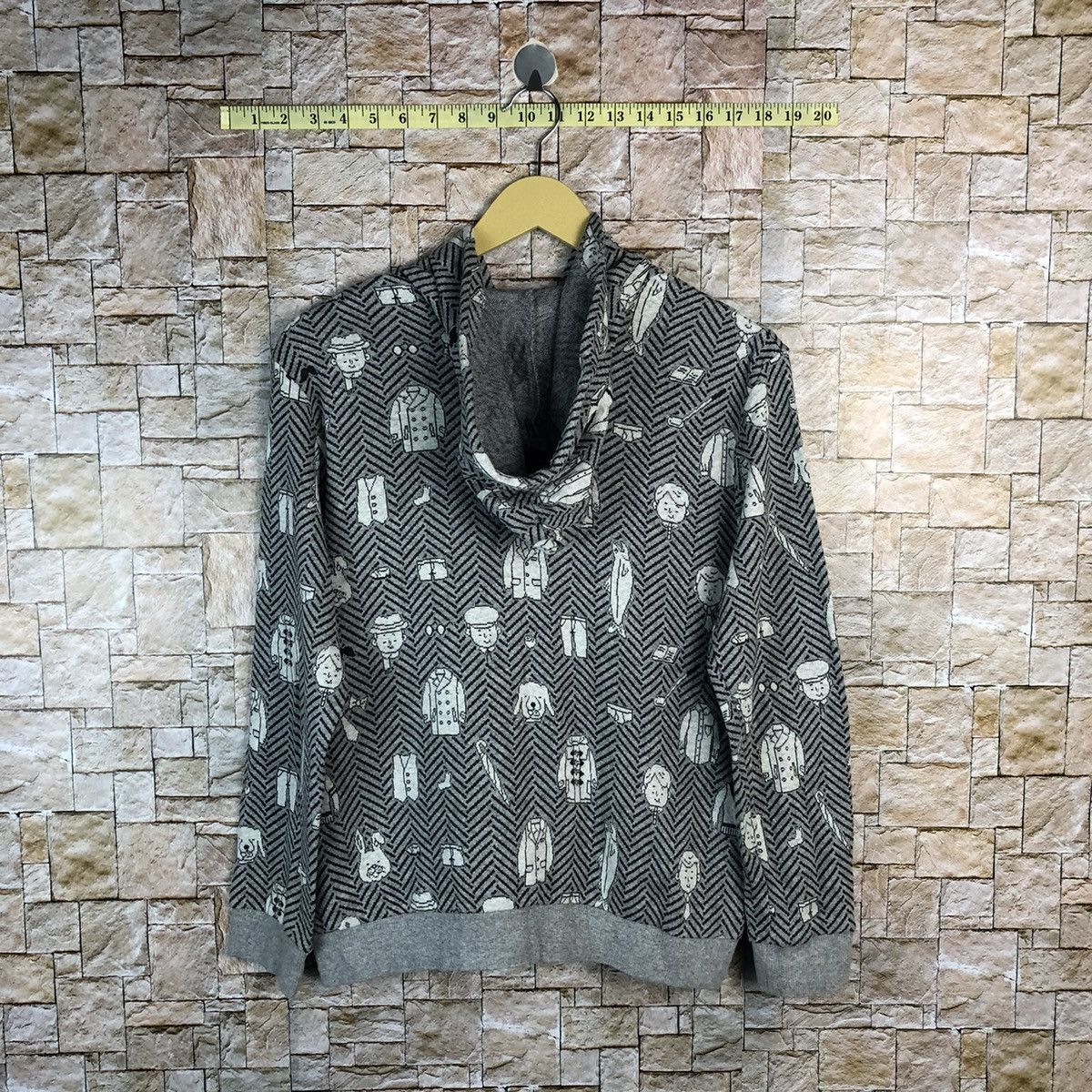 Ne-Net DL Ne Net by issey miyake fullprint sweater Hoodie #A513 Size US M / EU 48-50 / 2 - 13 Thumbnail