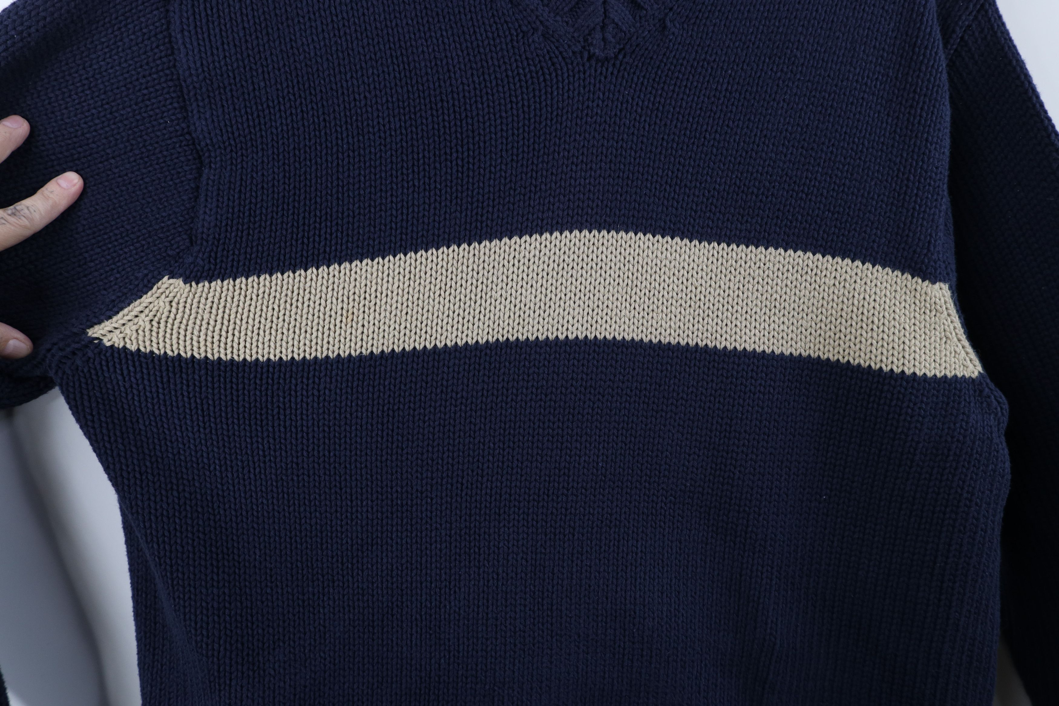 Gap Vintage Y2K 2001 Gap Block Heavyweight Cotton Knit Sweater Size US L / EU 52-54 / 3 - 4 Thumbnail