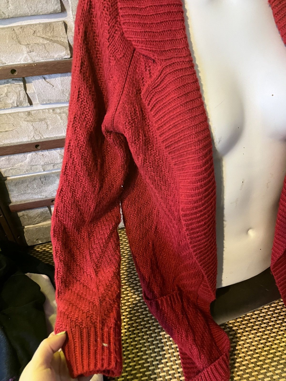 Other Candies Kohls Red Cardigan Size Small Size S / US 4 / IT 40 - 2 Thumbnail