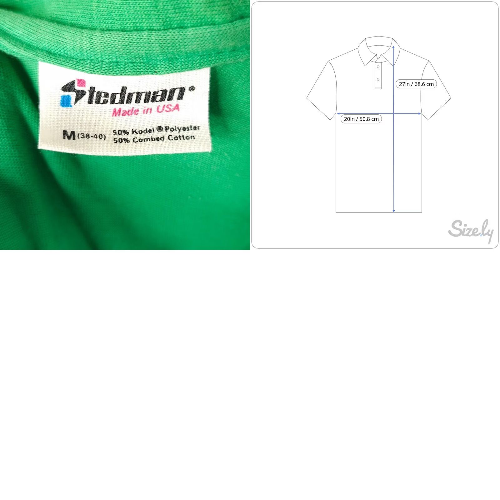 Vintage VINTAGE Meadow Brook Golf Club Polo Shirt Mens Size Medium Green Stedman USA Polo Shirt Golf 80s New England Rhode Island Wyoming Mens Size US M / EU 48-50 / 2 - 8 Thumbnail
