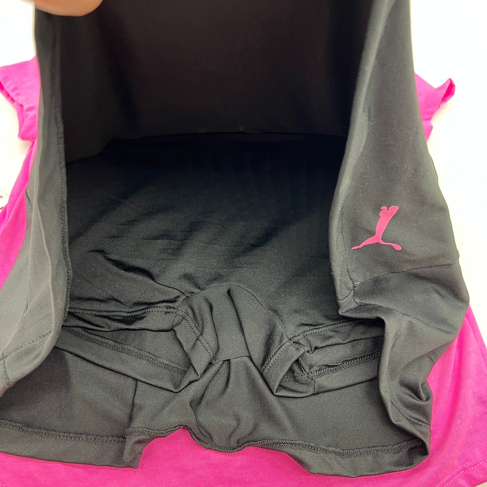 Puma PUMA Girls Pink Logo T Shirt & Black Skort Size Medium Size M / US 6-8 / IT 42-44 - 7 Thumbnail