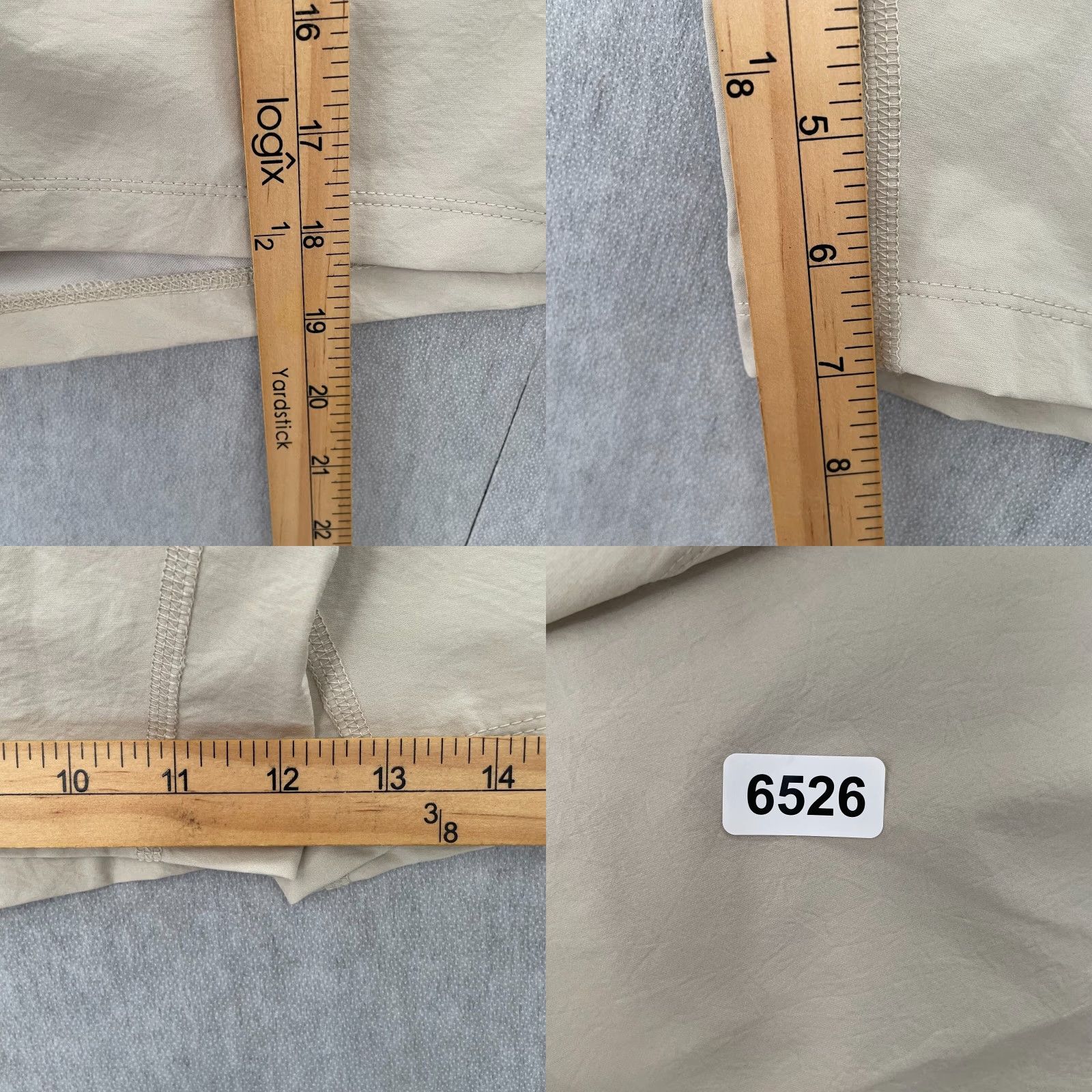 Logo 7 Public Rec Shorts Mens 36 Beige Pockets Drawstring Stretch Logo Athletic Inseam 7in Nylon Polyester Spandex Regular Size US 36 / EU 52 - 8 Thumbnail