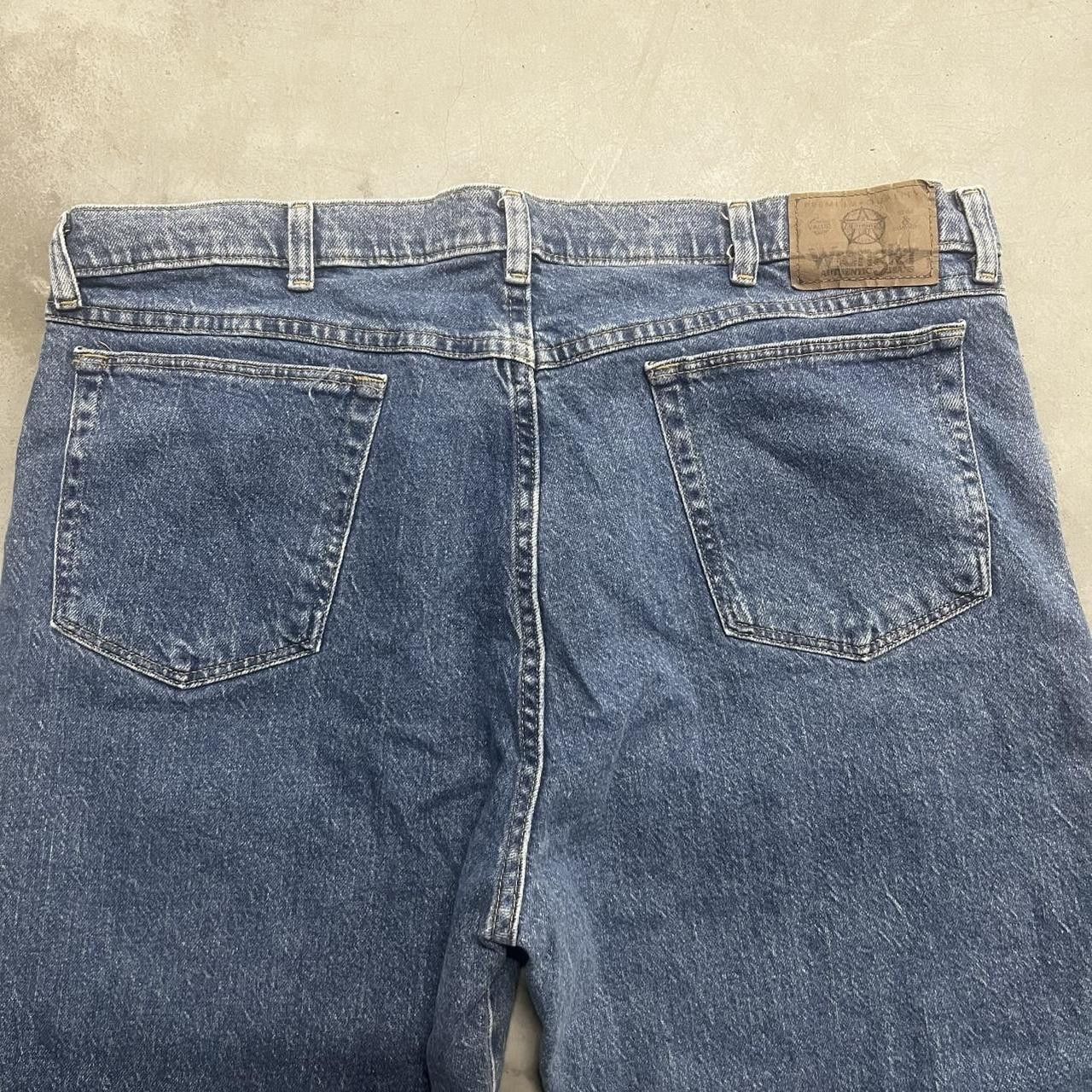 Japanese Brand × Vintage Vintage Y2K Workwear Style Medium Wash Denim Jeans! Size US 38 / EU 54 - 7 Thumbnail
