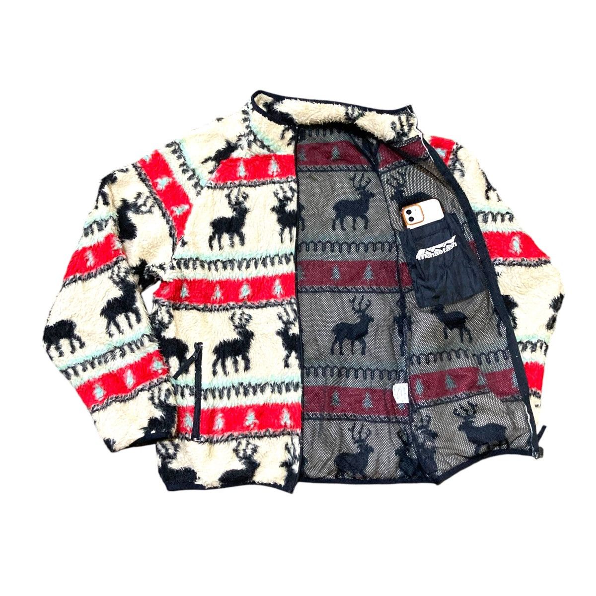 Manastash MANATASH MULTICOLOR FULL ZIP FLEECE JACKET Size US L / EU 52-54 / 3 - 3 Thumbnail