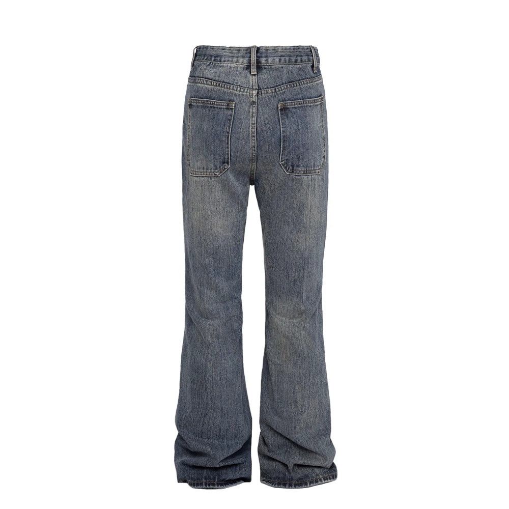 Japanese Brand × Jean Hippie American men's retro washed distressed flared jeans Size US 32 / EU 48 - 2 Thumbnail