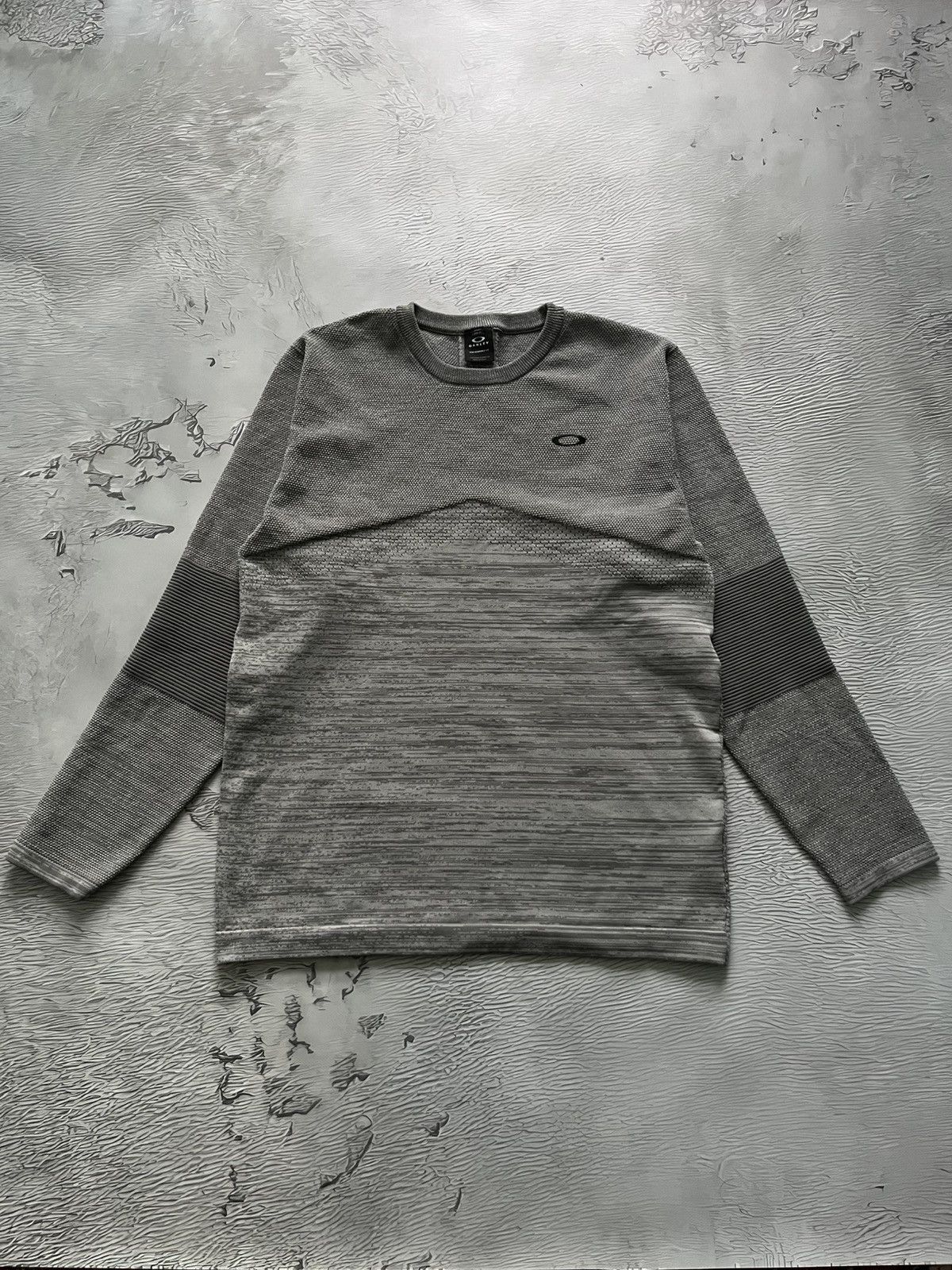 Oakley Oakley Long Sleeve Thermo Japanese Brand Streetwear Gray Size US XL / EU 56 / 4 - 3 Thumbnail