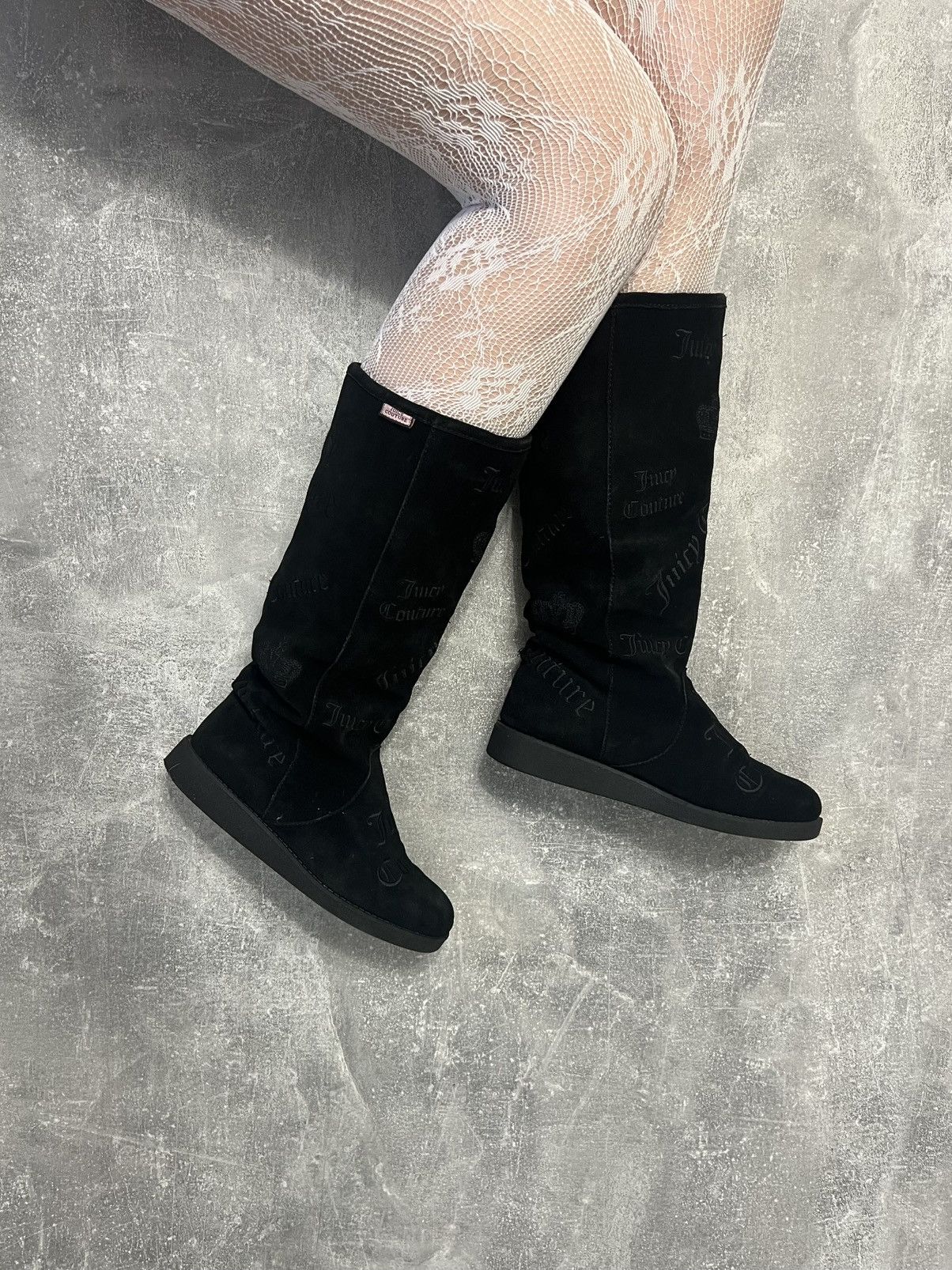 Juicy Couture × Vintage Vintage Juicy Couture high boxer boots moto biker shoes core Size US 7 / IT 37 - 2 Thumbnail
