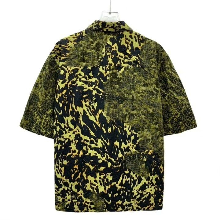 Givenchy Givenchy Green Logo Cotton Short-Sleeve Shirt Size US XS / EU 42 / 0 - 2 Thumbnail