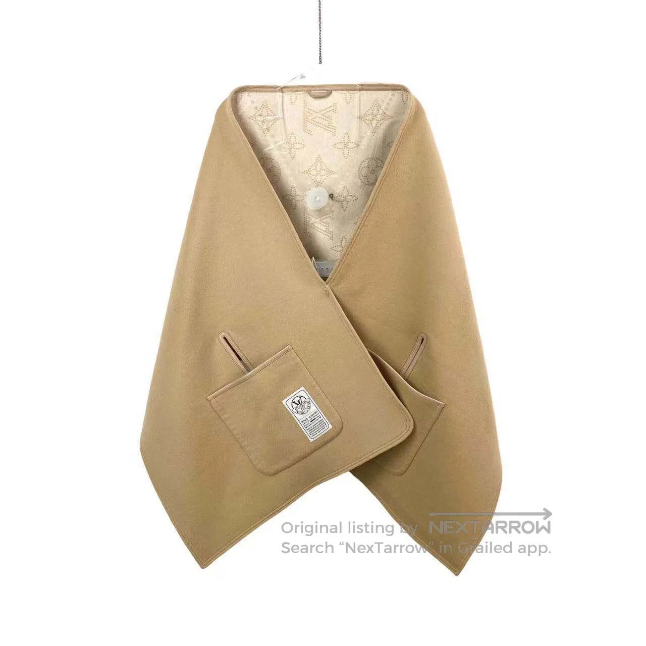 Louis Vuitton Louis Vuitton 24ss presbyon full print double-sided cloak Size ONE SIZE - 1 Thumbnail