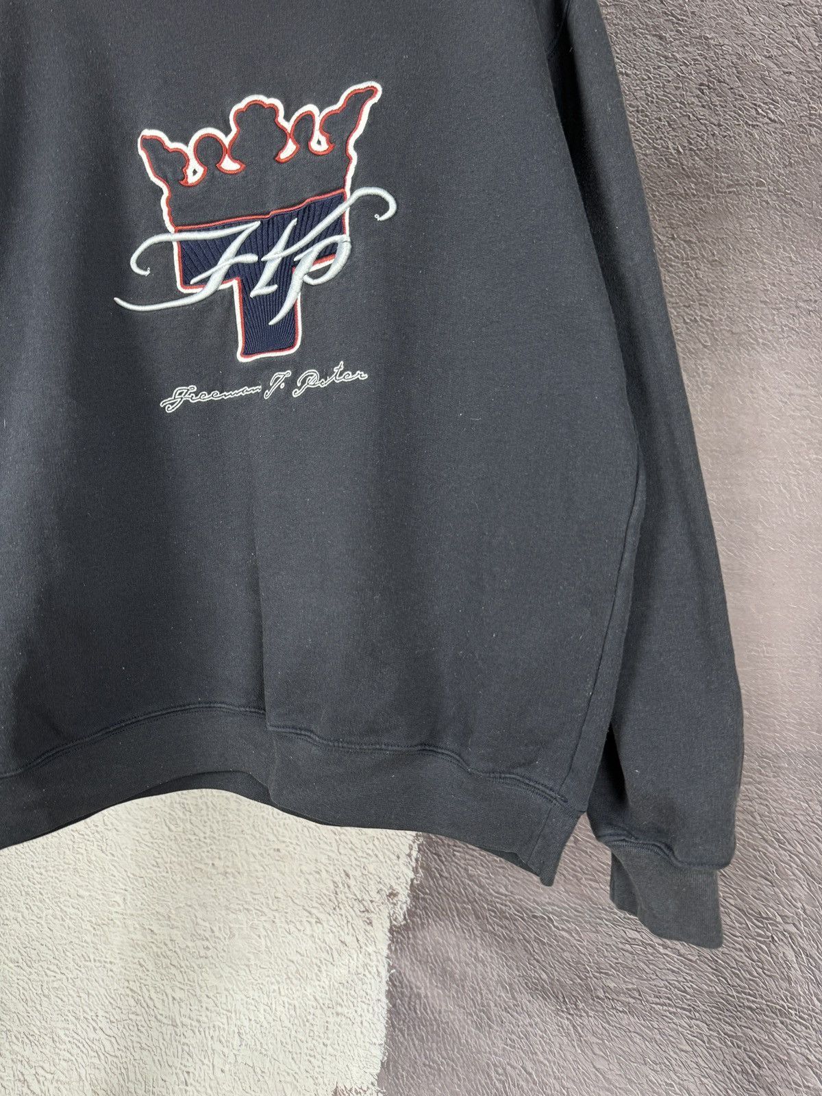 Freeman T. Porter Freeman T. Porter vintage big logo dark blue navy sweatshirt Size US L / EU 52-54 / 3 - 6 Thumbnail