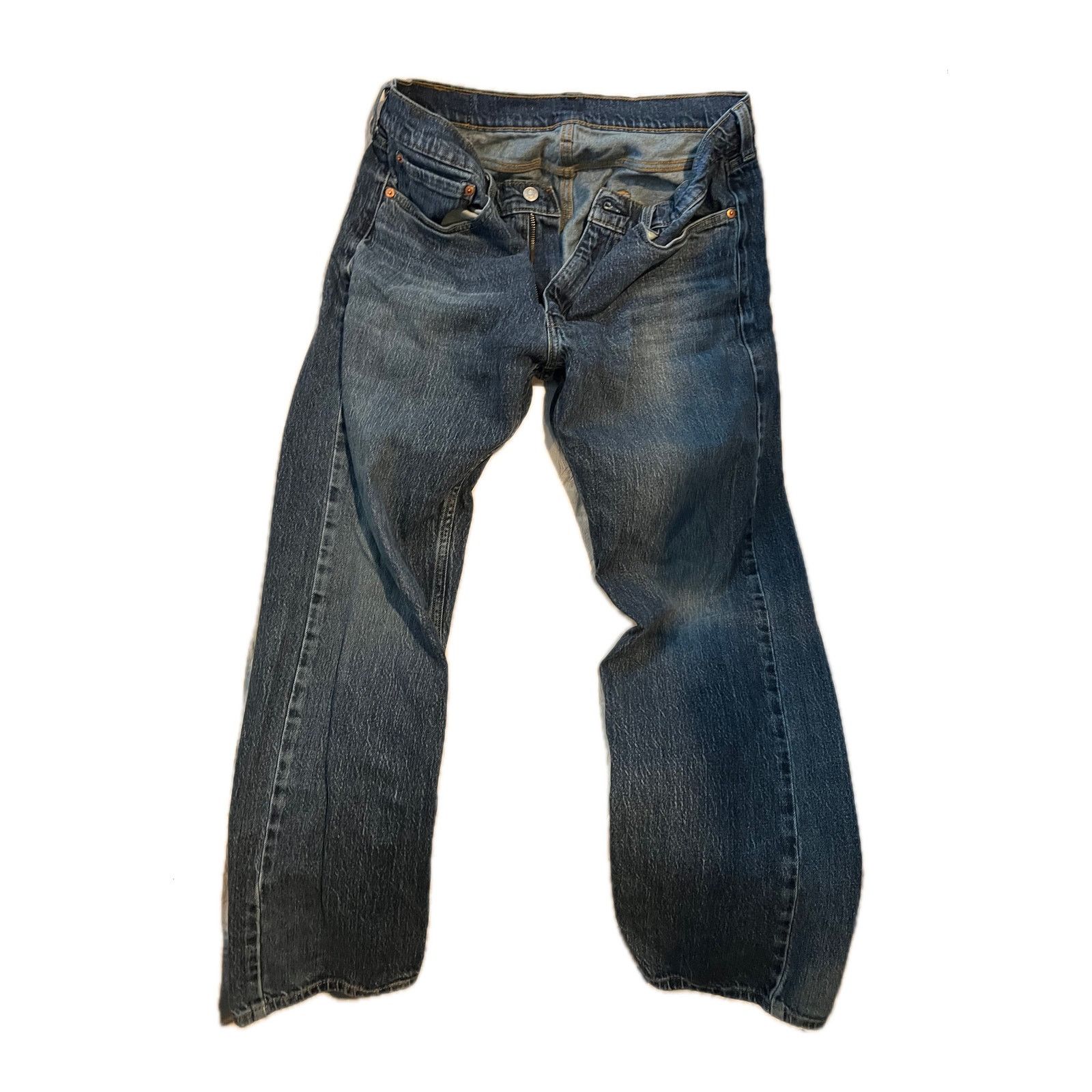 Levi's Levi's 505 Regular Straight Leg Jeans Mens 34x32 Size US 34 / EU 50 - 1 Thumbnail