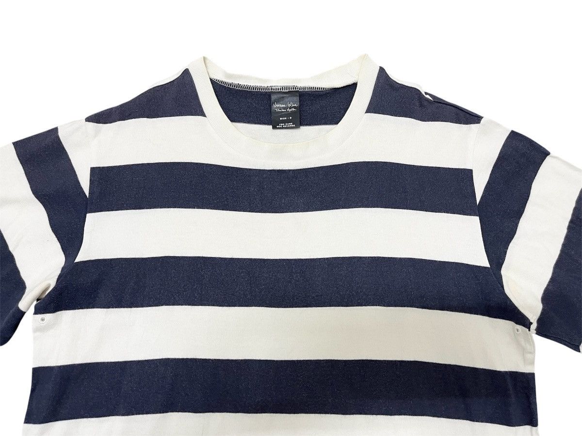 Number (N)ine Number (N)ine AW03 Striped Short Sleeve T-shirt Size US L / EU 52-54 / 3 - 2 Thumbnail