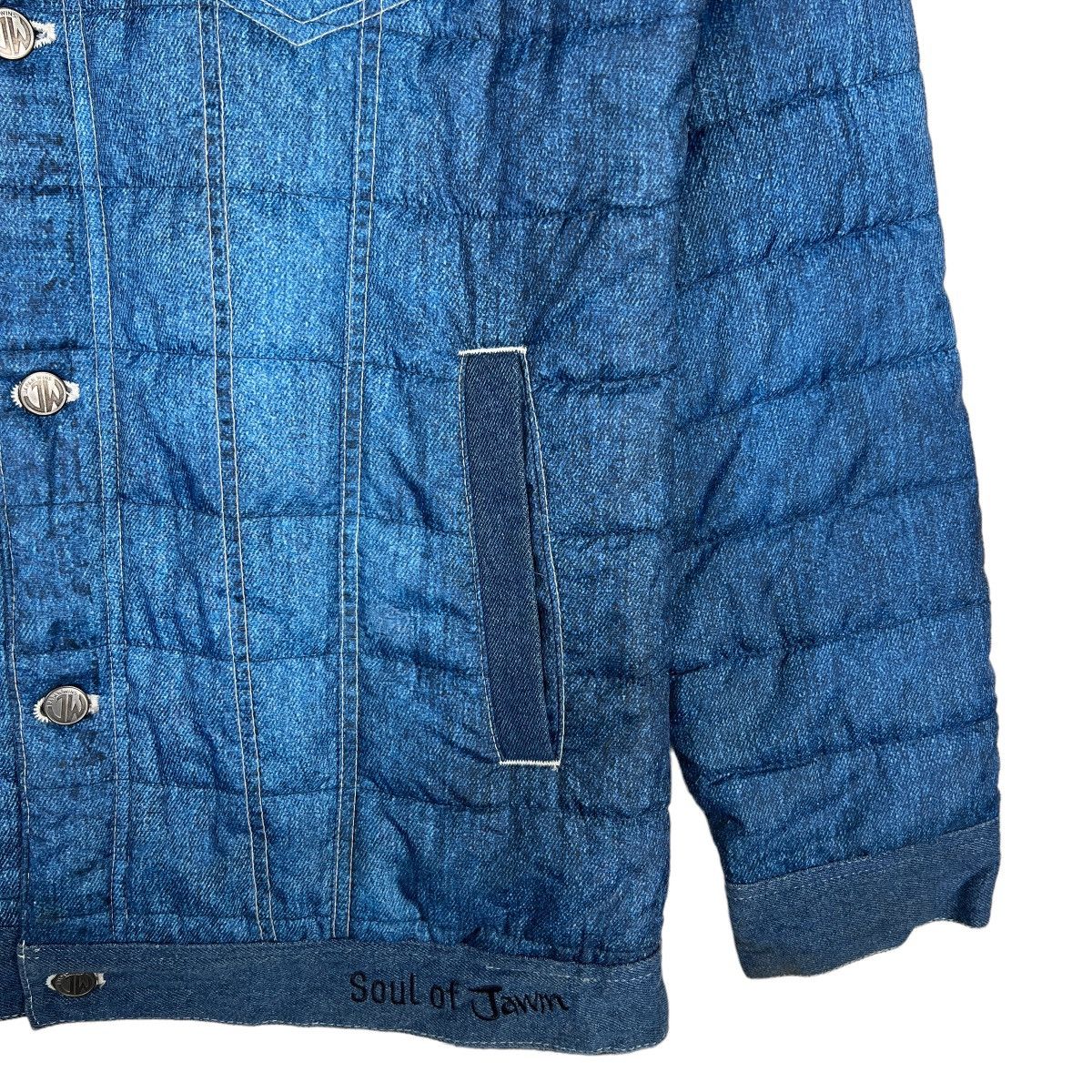 Japanese Brand 🔥 JAPAN WINS SOUL OF JAWIN LIGHT PUFFER JACKET Size US L / EU 52-54 / 3 - 5 Thumbnail