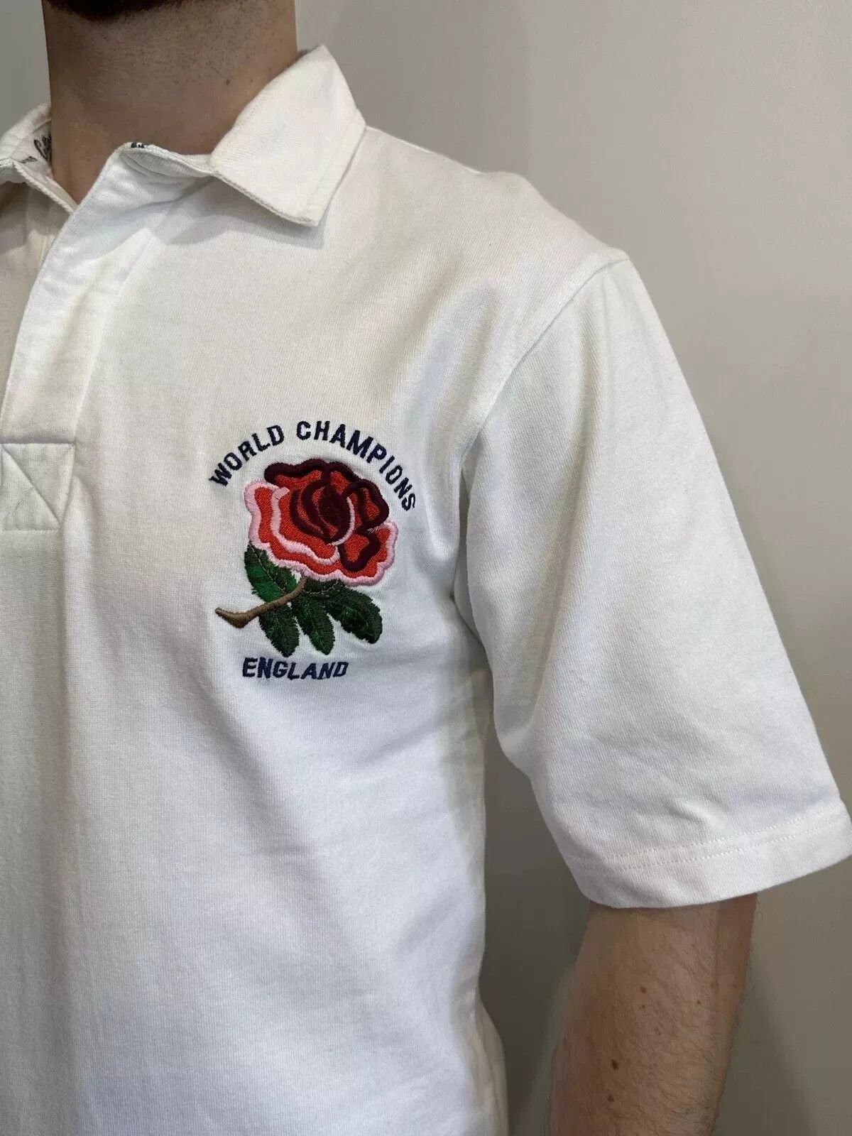 Cotton Traders Vintage 1990s National England Rugby Shirt World Champions Size US S / EU 44-46 / 1 - 4 Thumbnail