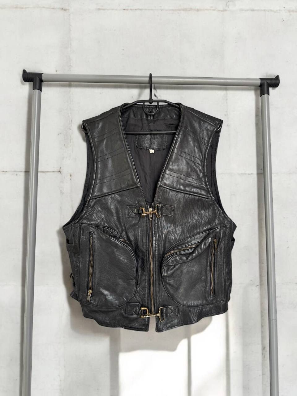 ビンテージ　20471120 レザージャケット 20471120 × Japanese Brand Amazing 90s Vintage Leather Motorcycle