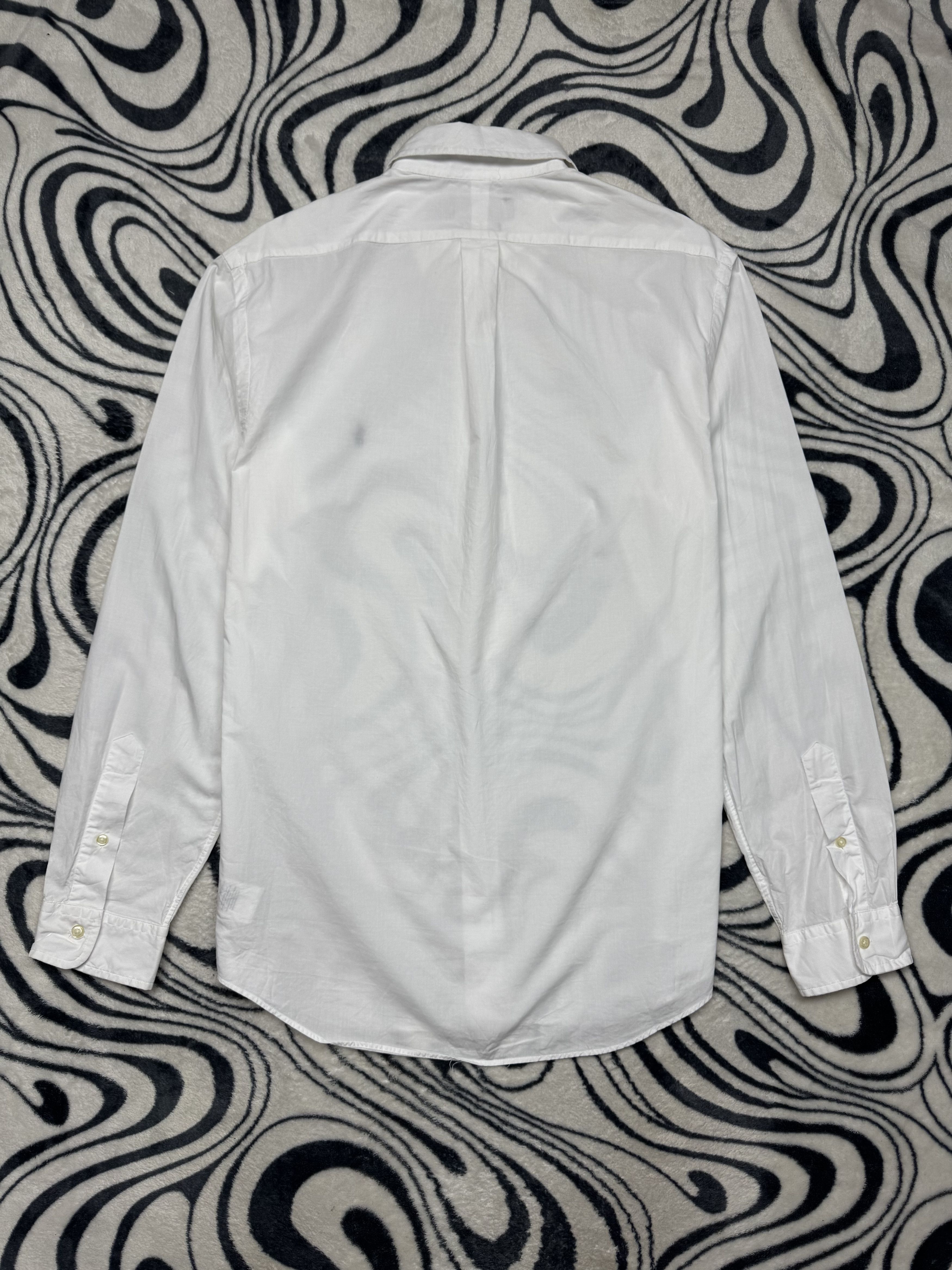 Polo Ralph Lauren Polo Ralph Lauren Mens Long Sleeve White Shirt Slim Fit Size US L / EU 52-54 / 3 - 7 Thumbnail