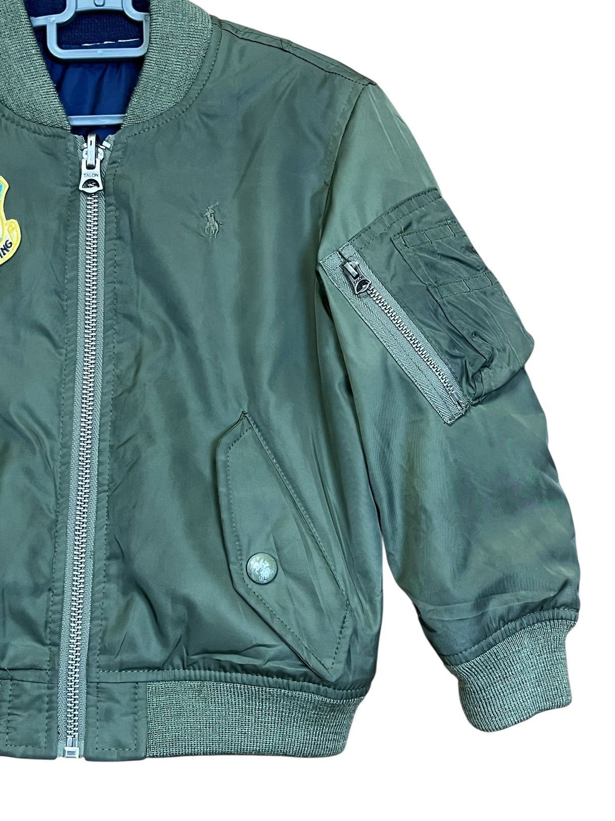 Polo Ralph Lauren POLO RALPH LAUREN kids us army reversible bomber jacket Size US XXS / EU 40 - 8 Thumbnail