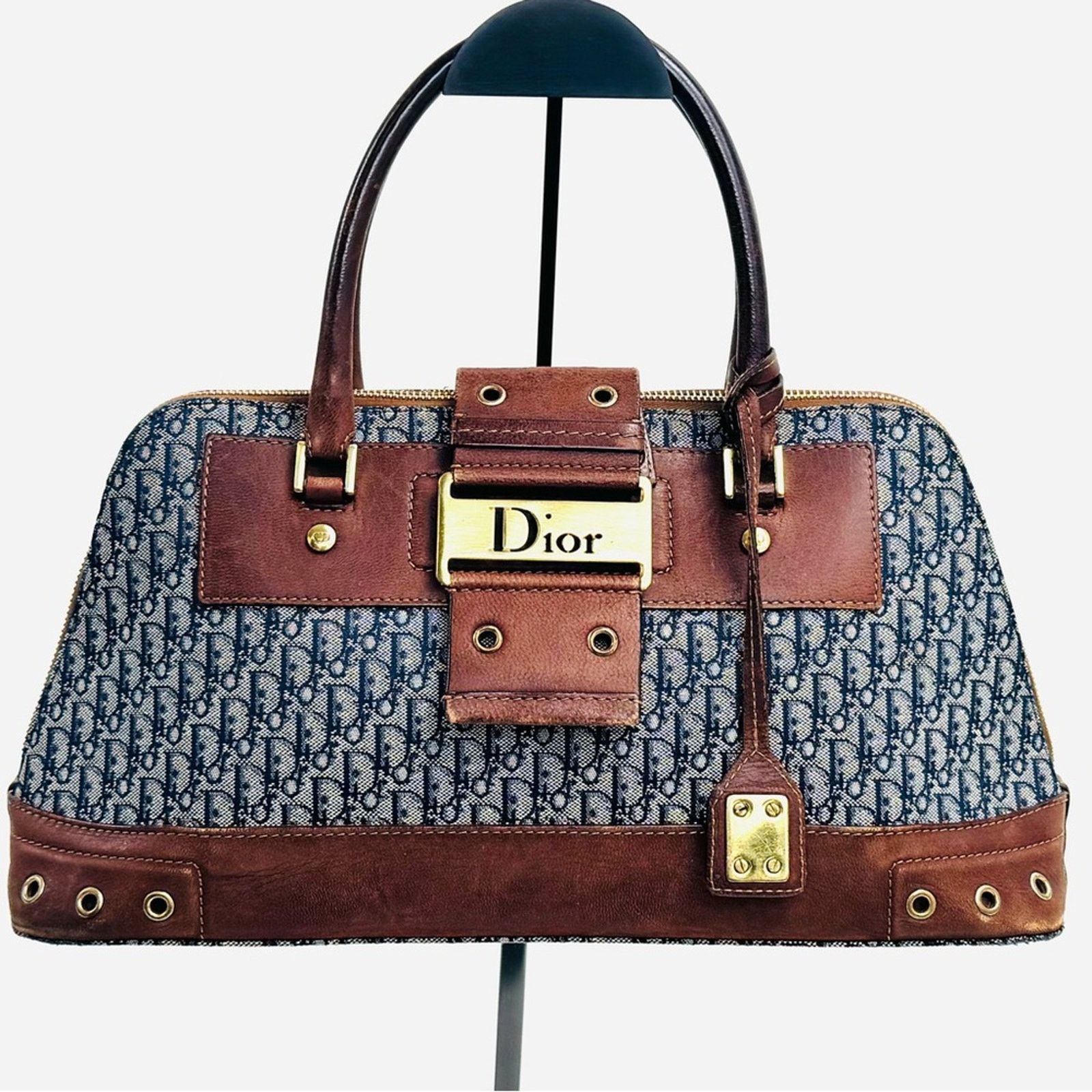 Dior Christian Dior Diorissimo Trotter Street Chic Dome handbag Size ONE SIZE - 1 Thumbnail