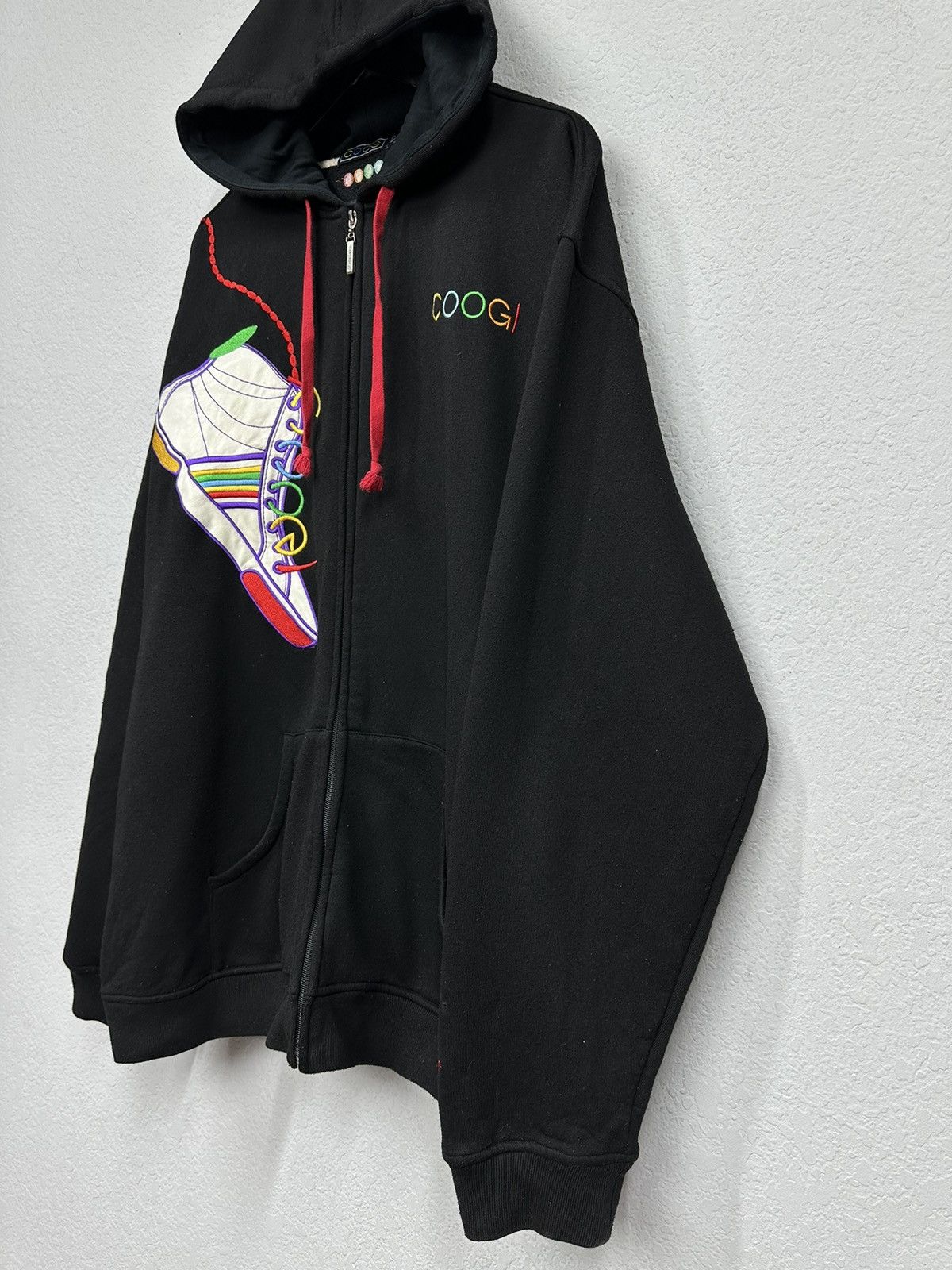 Coogi Vintage Hoodie Oversize Coogi Y2k USA Style Streetwear Faded Size US XXL / EU 58 / 5 - 5 Thumbnail