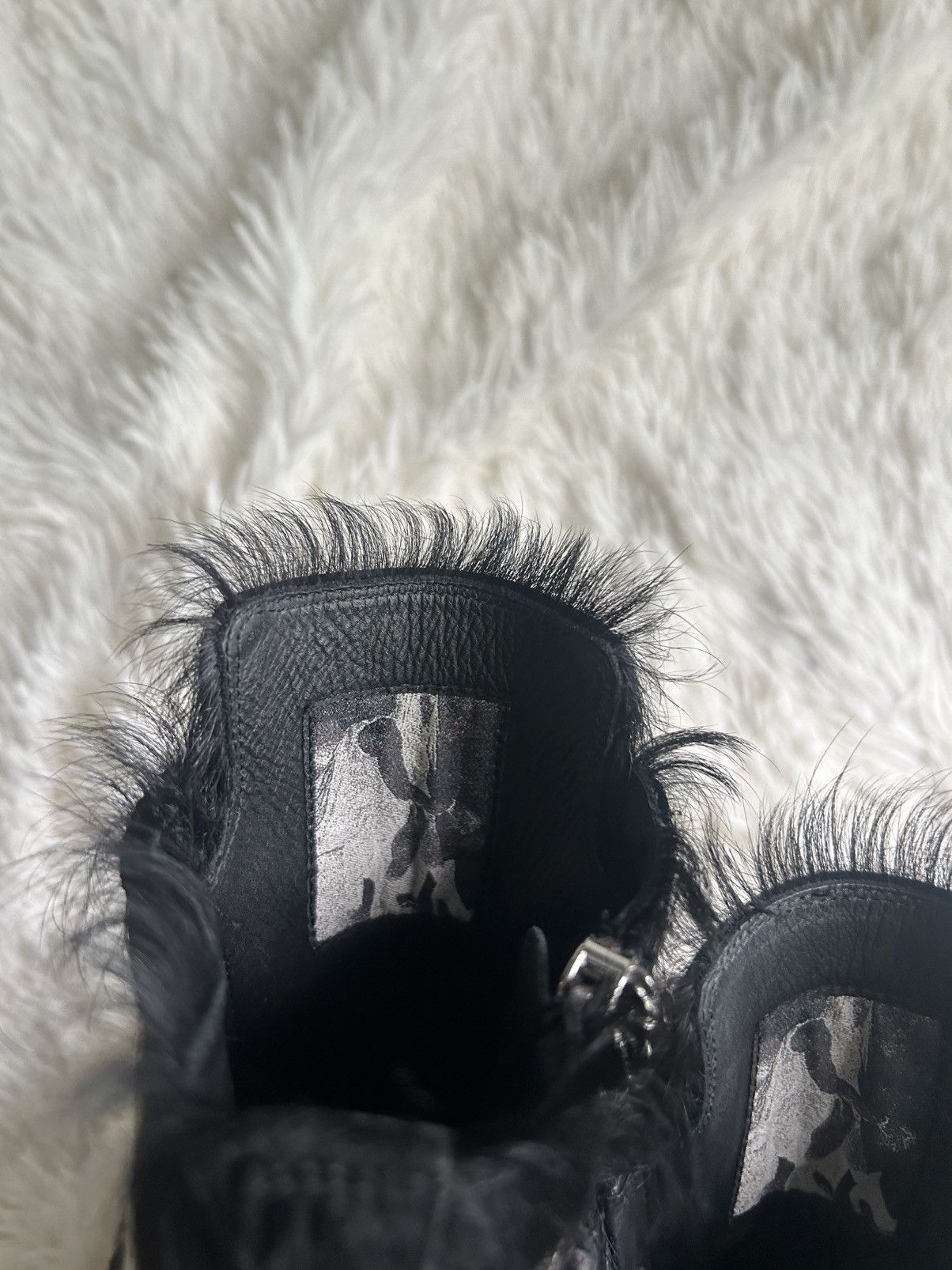 Rick Owens Rick Owens Mainline Leather Ramones Pony Hair Sz 39 Size US 9 / IT 39 - 6 Thumbnail