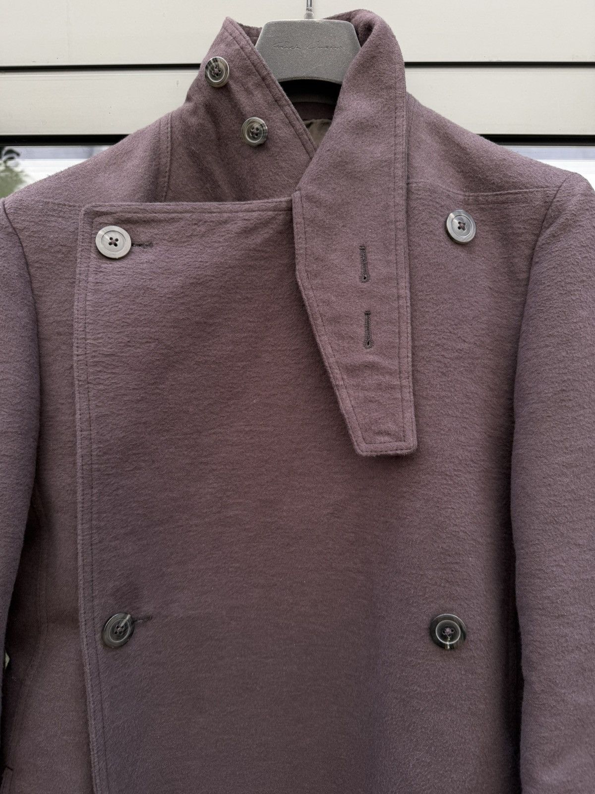 Rick Owens FW20 Performa Officer Coat size 52 Size US L / EU 52-54 / 3 - 2 Thumbnail