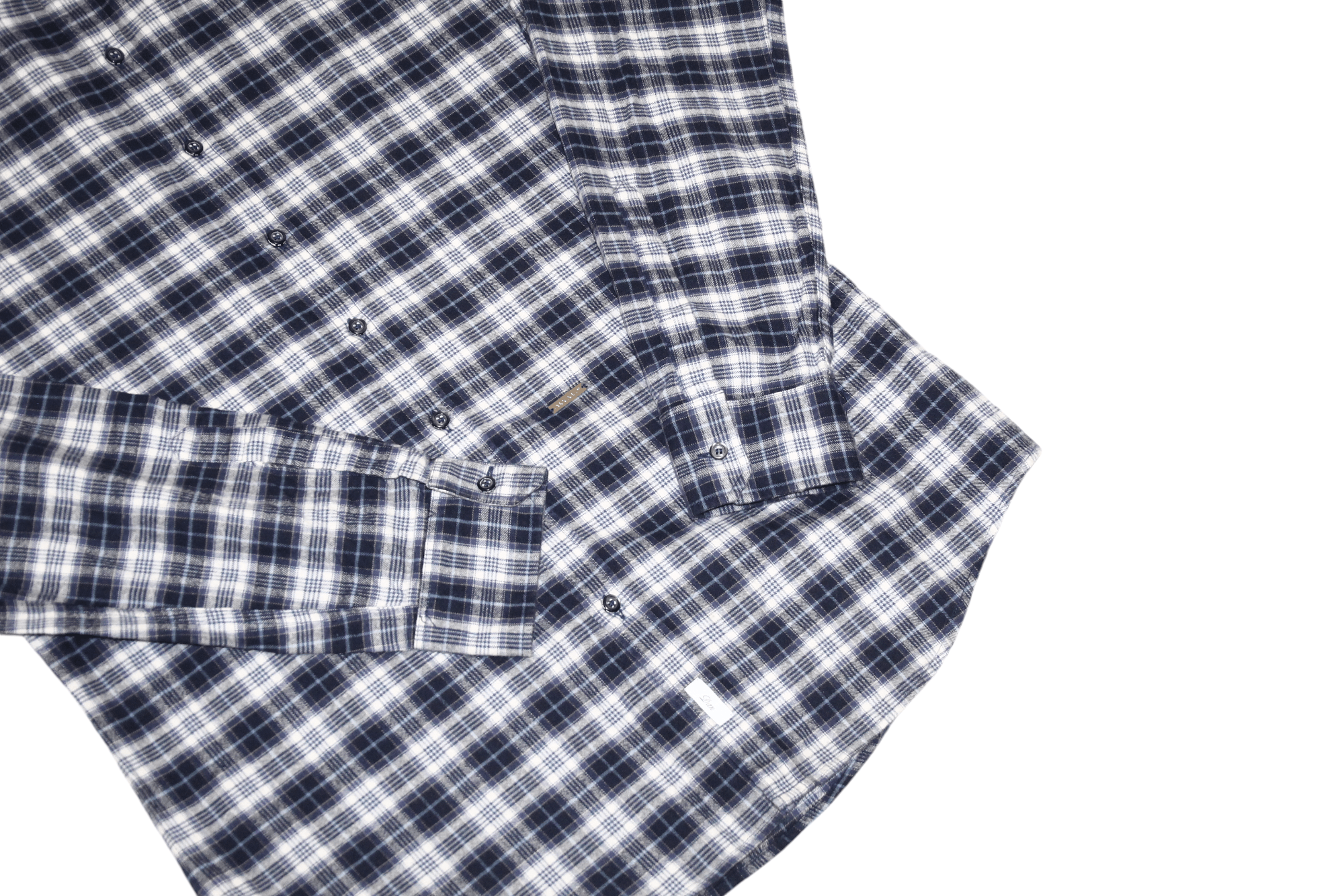 Dsquared2 Dsquared2 Dan Slim Fit Plaid Check Soft Flannel Shirt Size US M / EU 48-50 / 2 - 6 Thumbnail