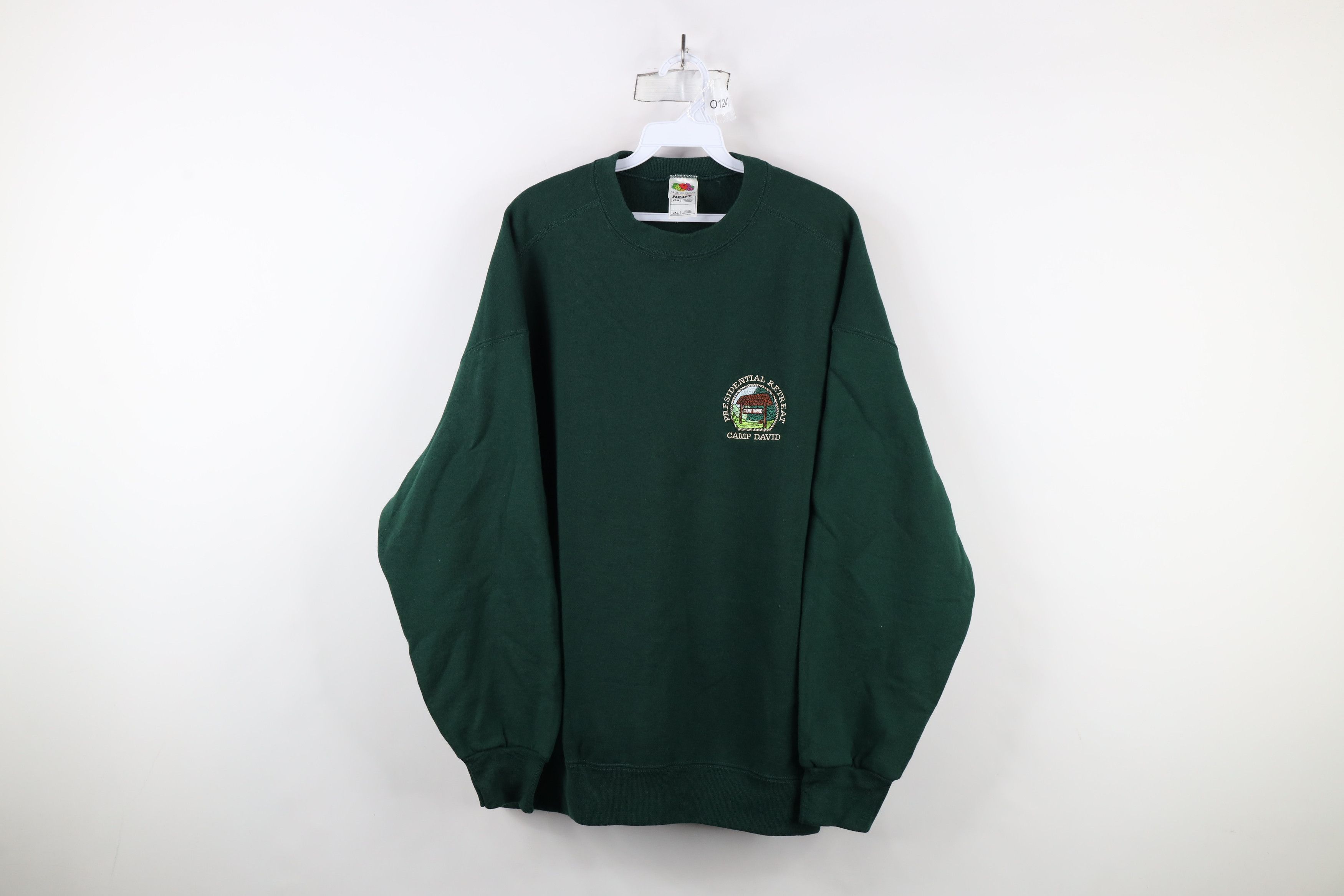Vintage Vintage 90s Presidential Camp David Crewneck Sweatshirt Size US XXL / EU 58 / 5 - 1 Thumbnail