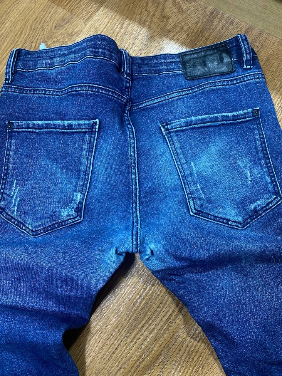 Dsquared2 Dsquared2 Tidy Biker Painted Skater Distressed Skinny Jeans Size US 34 / EU 50 - 2 Thumbnail
