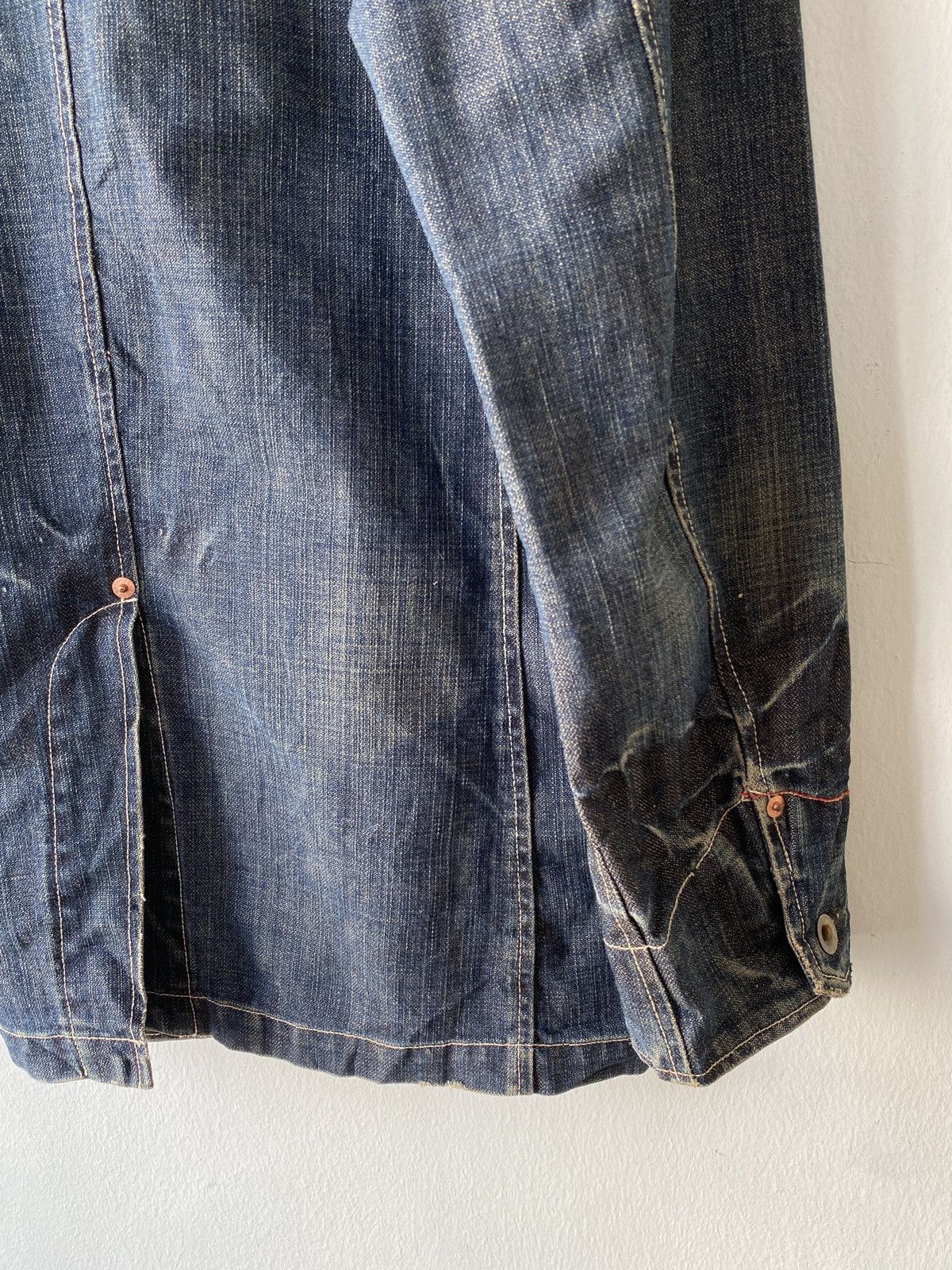 Levi's × Levi's Vintage Clothing × Vintage 2000s - Levi’s Redloop Workwear Design Denim Jacket Size US L / EU 52-54 / 3 - 14 Thumbnail