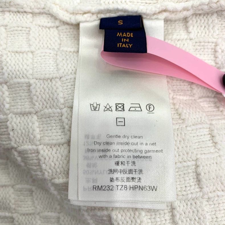 Louis Vuitton Louis Vuitton 23 Long Sleeve Sweater with Checker Lapel in Size US S / EU 44-46 / 1 - 7 Thumbnail