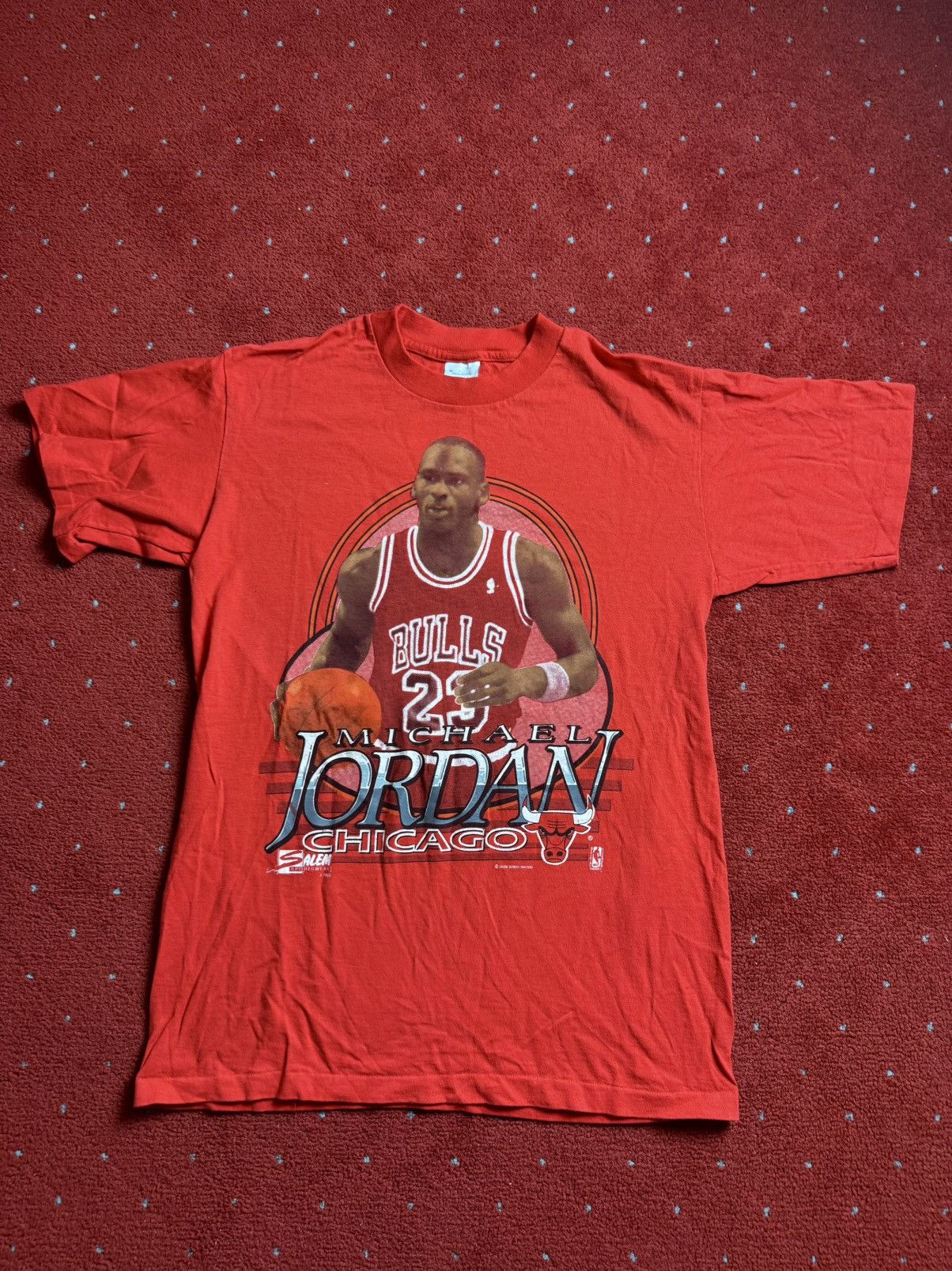 Vintage Vintage Michael Jordan Chicago Bulls Salem Shirt Size US S / EU 44-46 / 1 - 1 Thumbnail