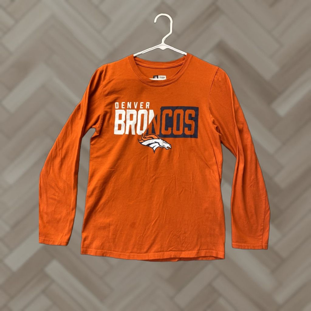 NFL Denver Broncos Shirt Mens Small Long Sleeve Orange NFL Football Logo 56-30 Sports NFL Football Mens Shirt Size US S / EU 44-46 / 1 - 1 Thumbnail
