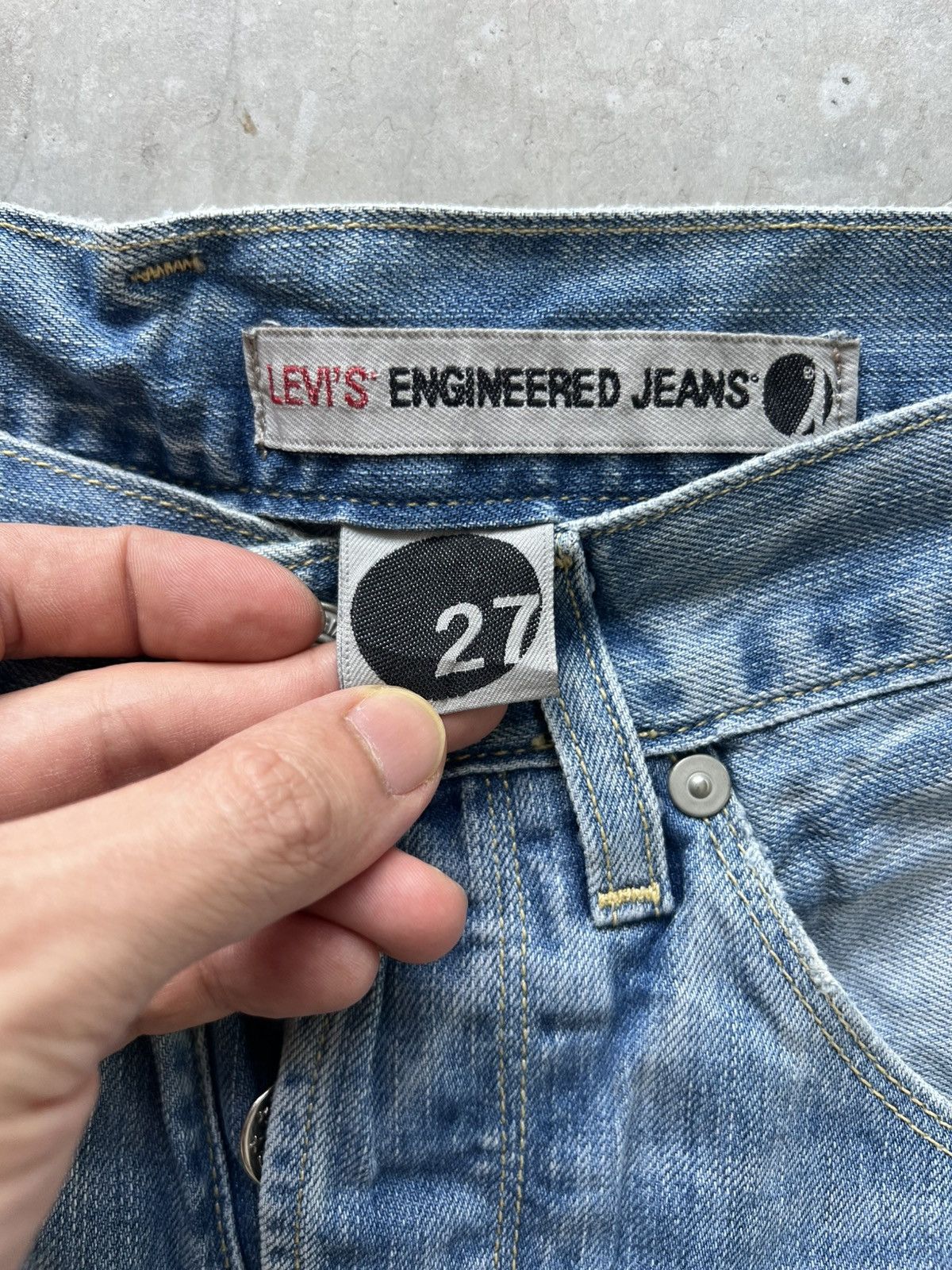 Levi's Levis Engineered Jeans Buckleback Tag W27 Actual 30x29.5 Size US 30 / EU 46 - 8 Thumbnail