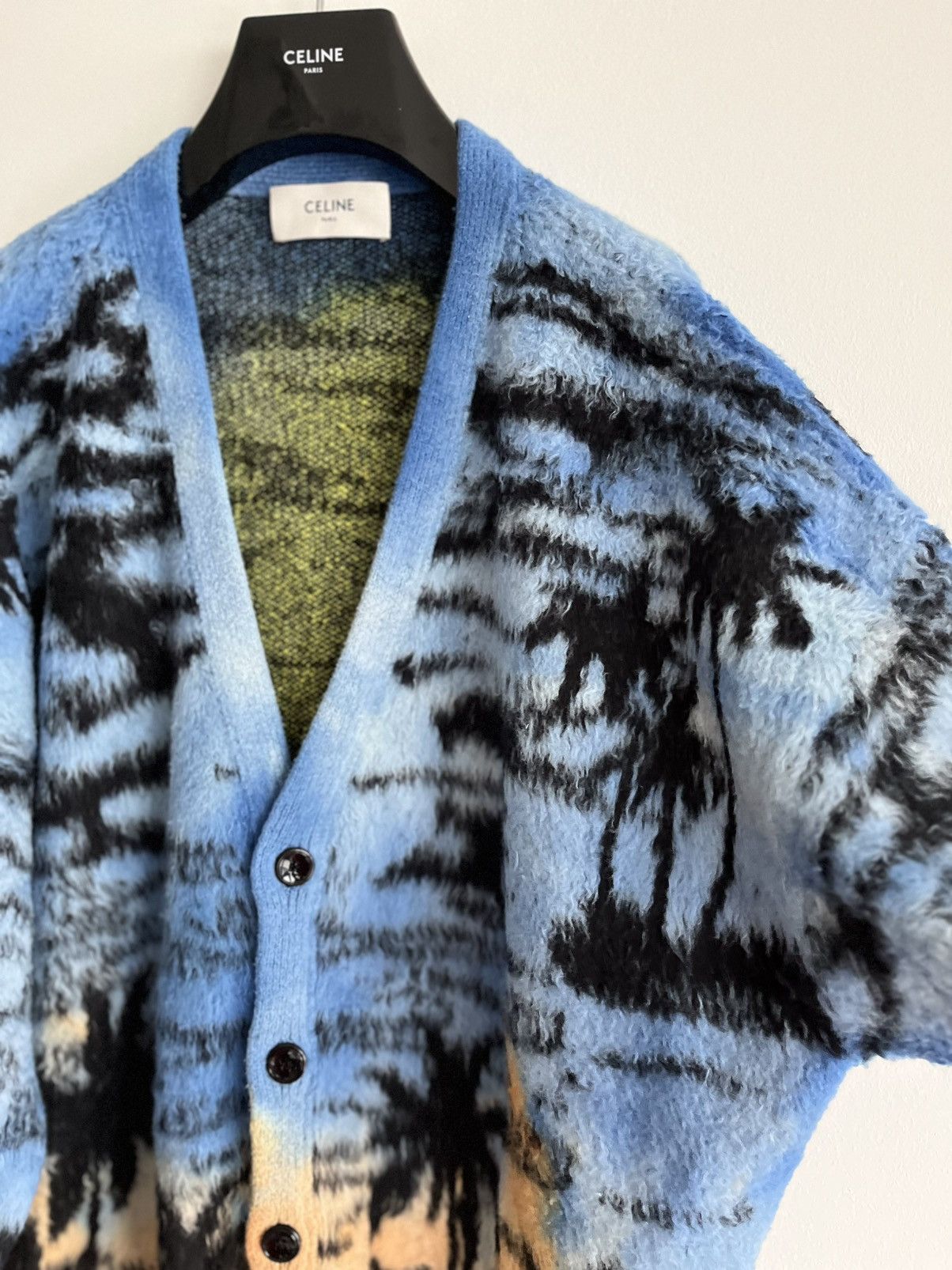 Celine Runway Celine by Hedi Slimane Sunset Cardigan Oversized Size US XXL / EU 58 / 5 - 15 Thumbnail