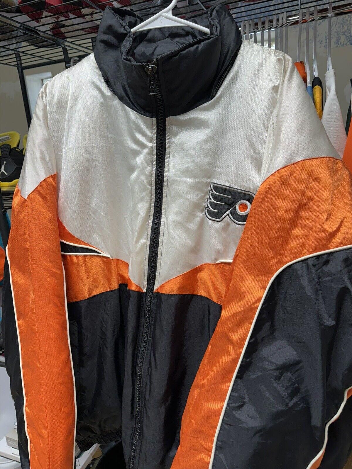 NHL × Pro Player × Vintage Vintage NHL Philadelphia Flyers Pro Player Jacket Size US XL / EU 56 / 4 - 3 Thumbnail