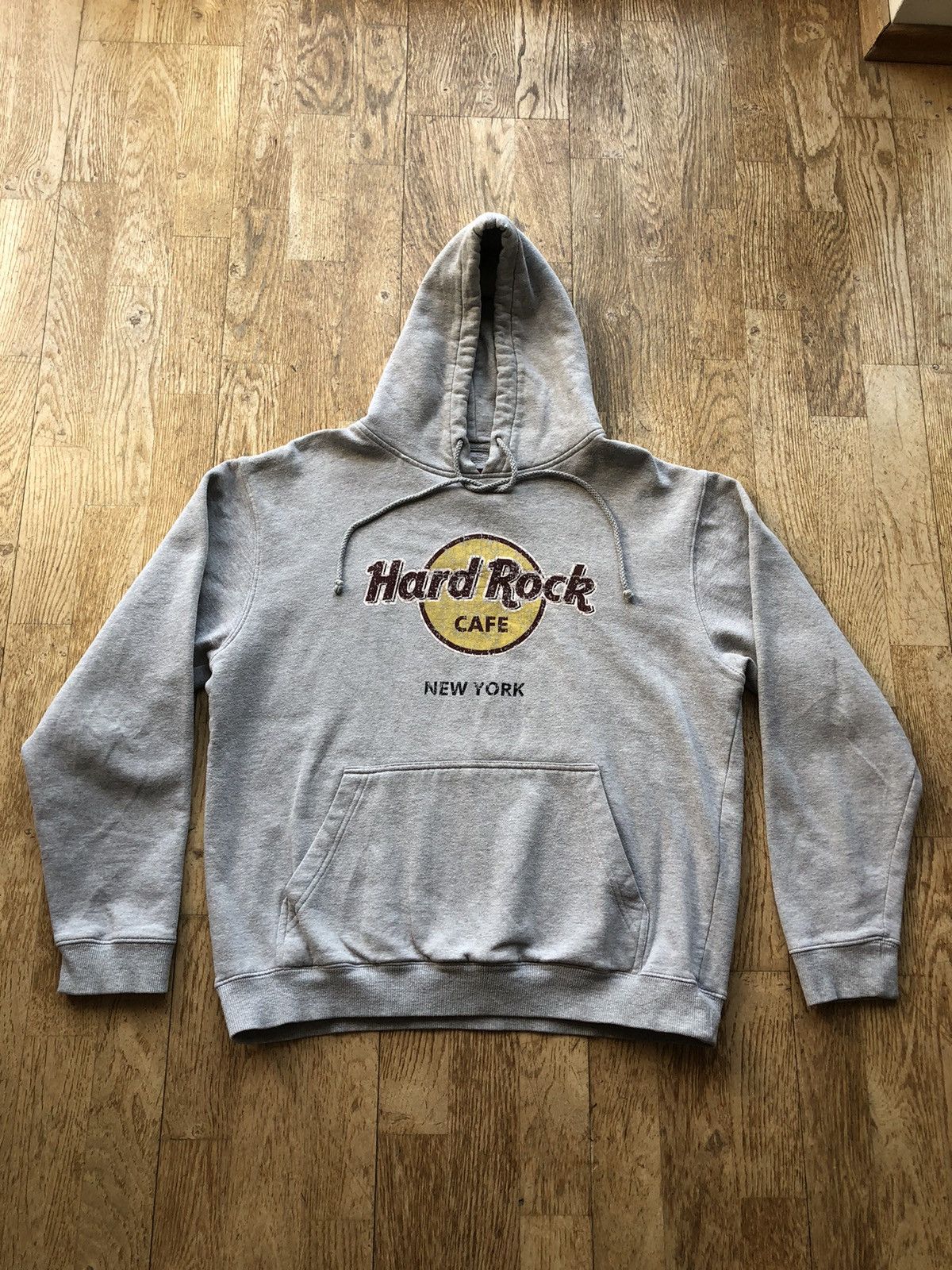 Hard Rock Cafe × Vintage VINTAGE HARD ROCK CAFE NEW YORK SWEATSHIRT HOODIE Size US L / EU 52-54 / 3 - 1 Thumbnail