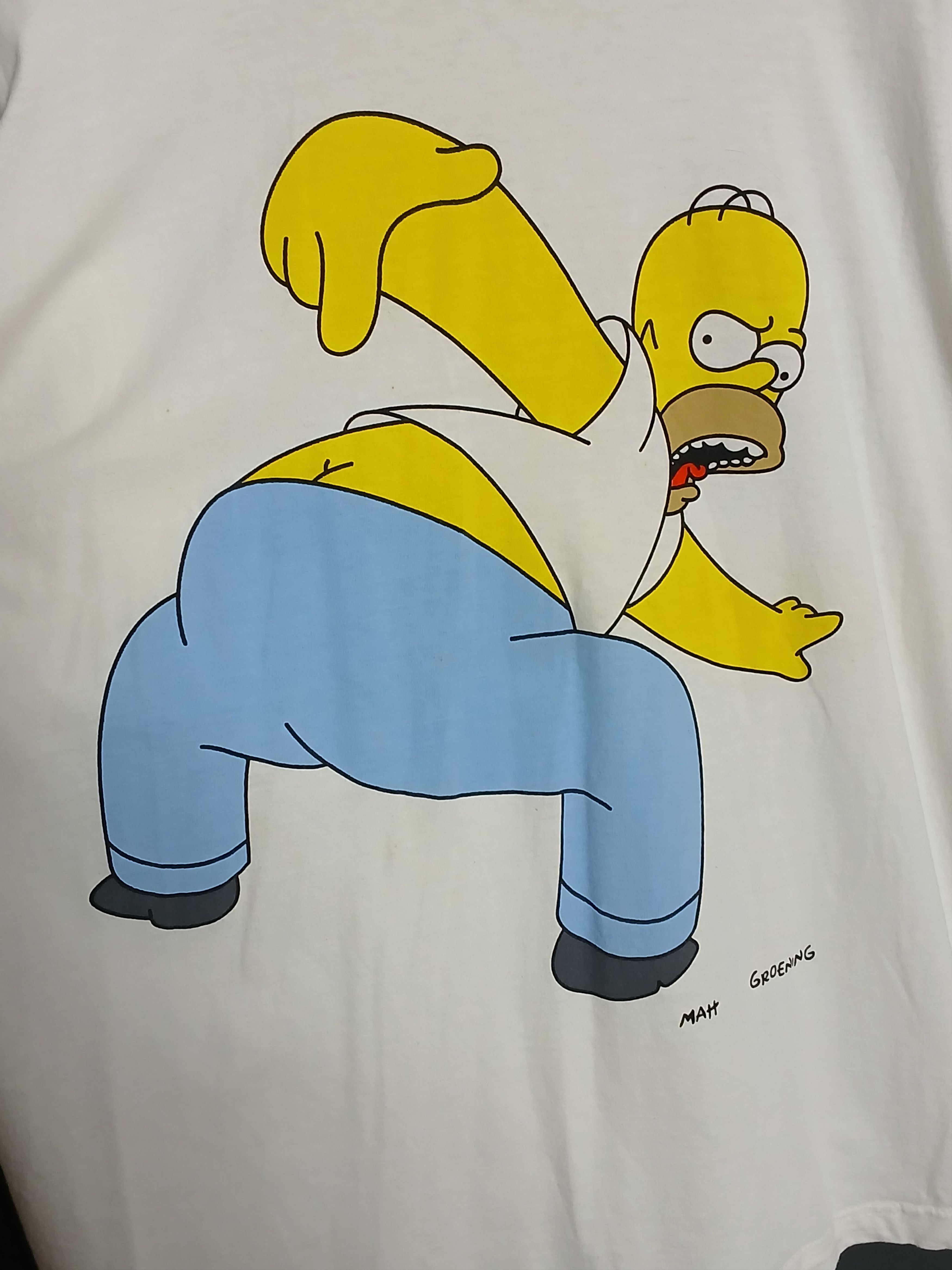 Cartoon Network × The Simpsons × Vintage Vintage 1999 The Simpsons Homer Simpson T-Shirt Size US L / EU 52-54 / 3 - 3 Thumbnail