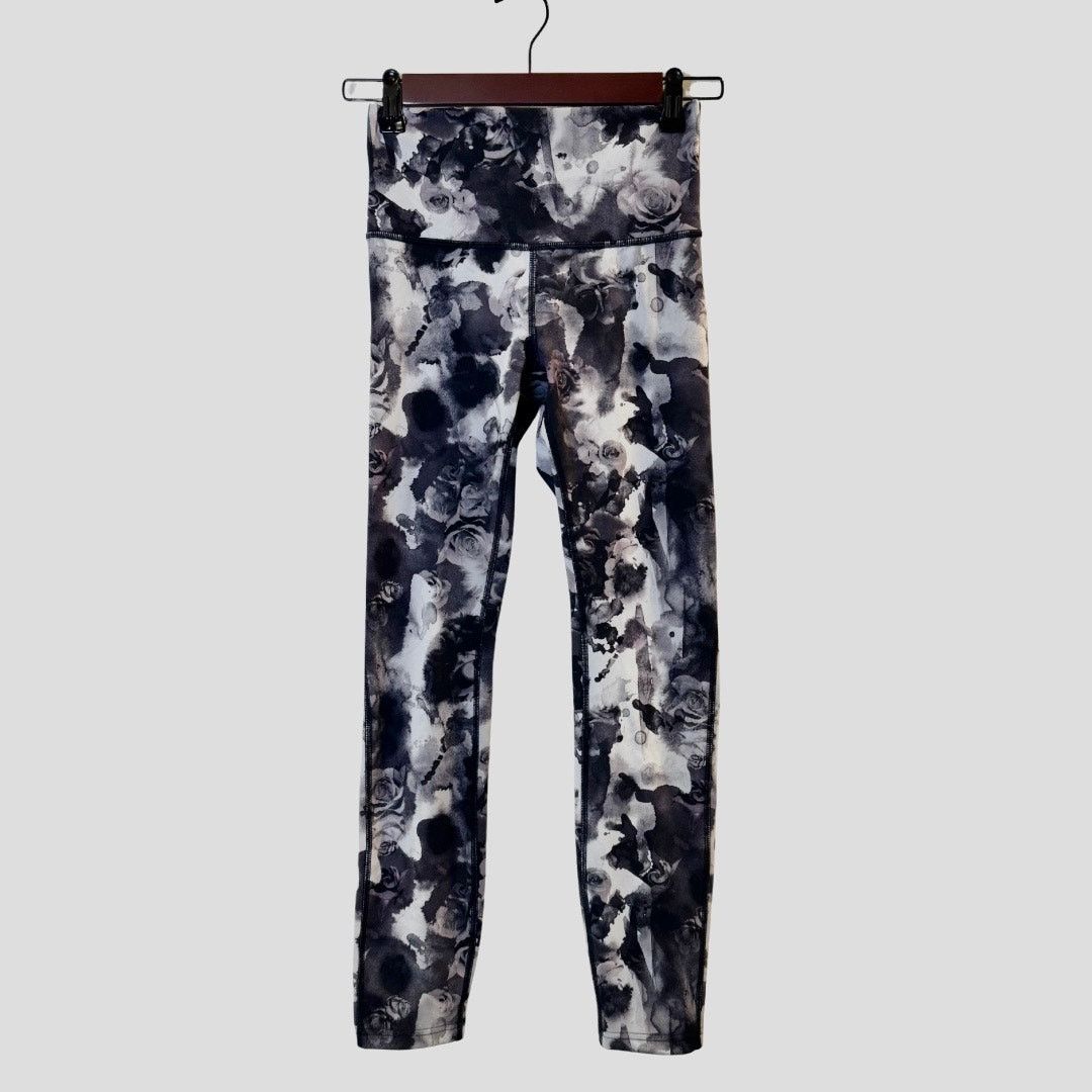 Lululemon Lululemon Women’s Floral Leggings Size 4 Size 27" / US 4 / IT 40 - 1 Thumbnail