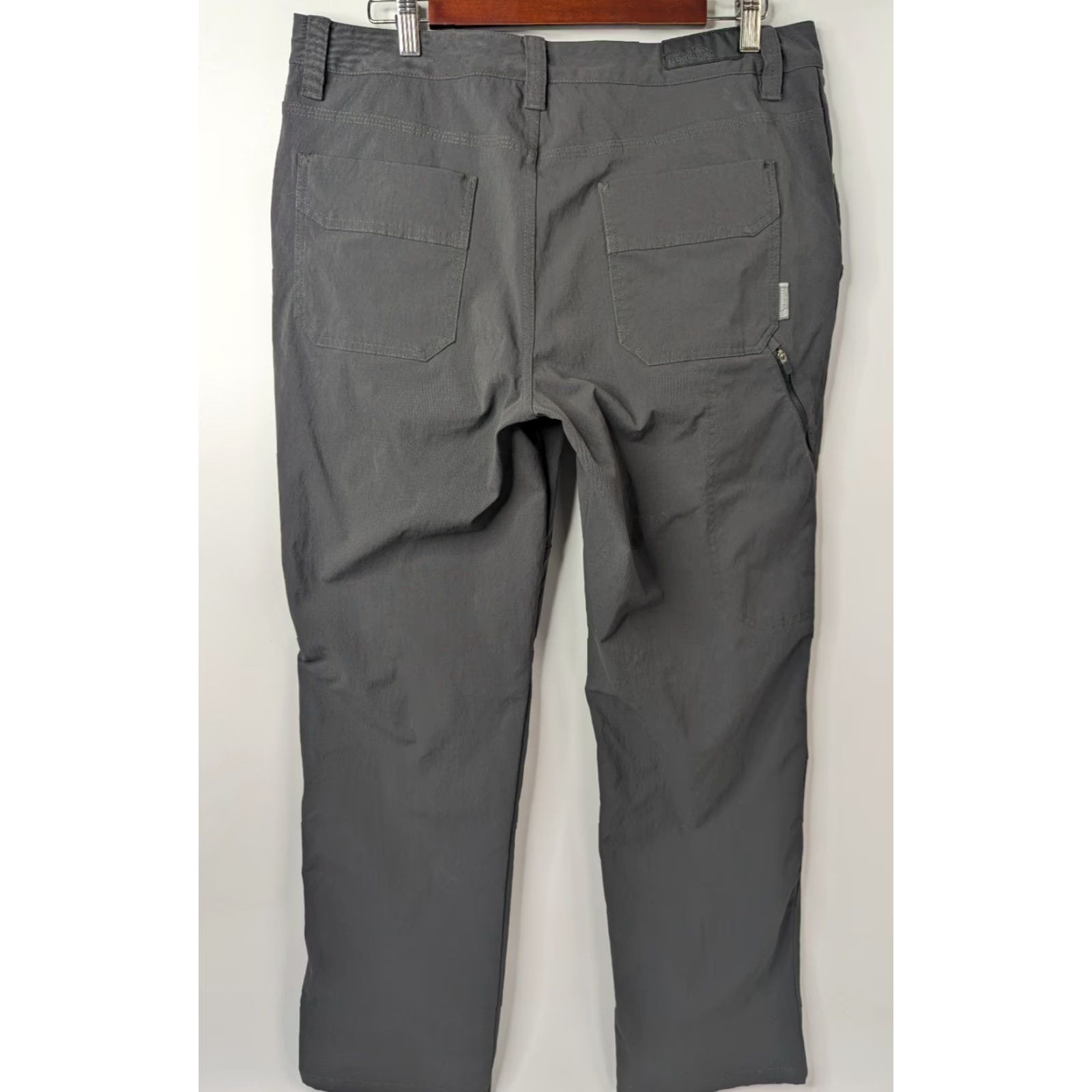 Mountain Hardwear Mountain Hardwear Mens Pants Trekking Outdoor Nylon Spandex Regular Flat Front Zip Pockets Gray 31 Inseam 34 Waist OM6833 Size 34 Size US 34 / EU 50 - 5 Thumbnail