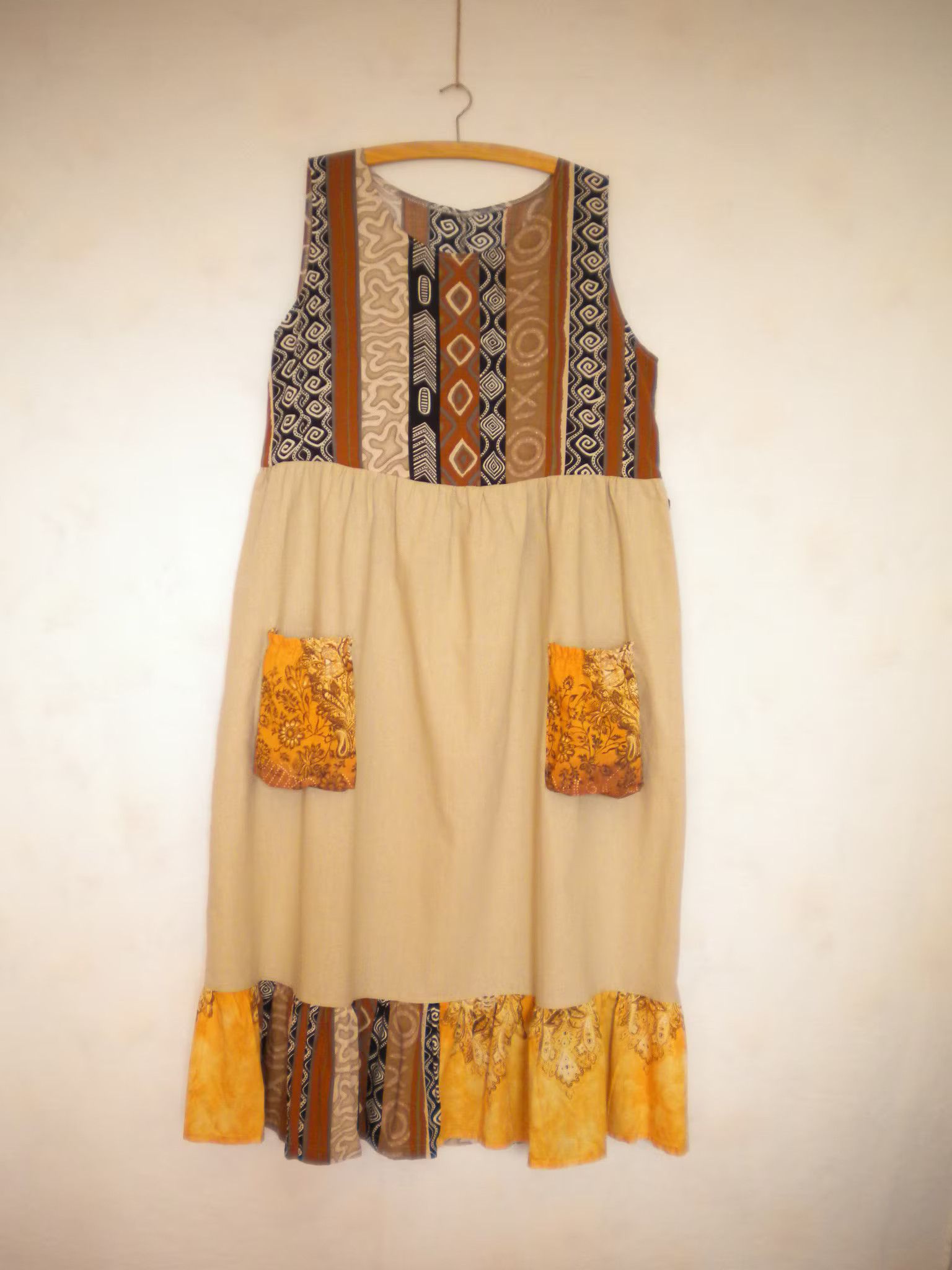 Other Vintage cottage chic maxi summer caftan dress boho rustic Size XXL / US 16-18 / IT 52-54 - 6 Thumbnail
