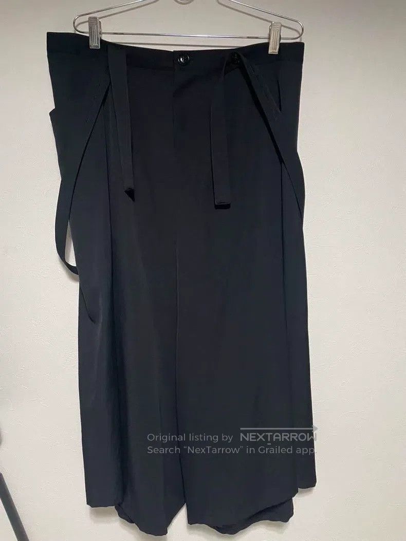 Yohji Yamamoto Yohji Yamamoto size 1 Wool Strap Culottes Kendo Pants Size 24" / US 00 / IT 34 - 2 Thumbnail