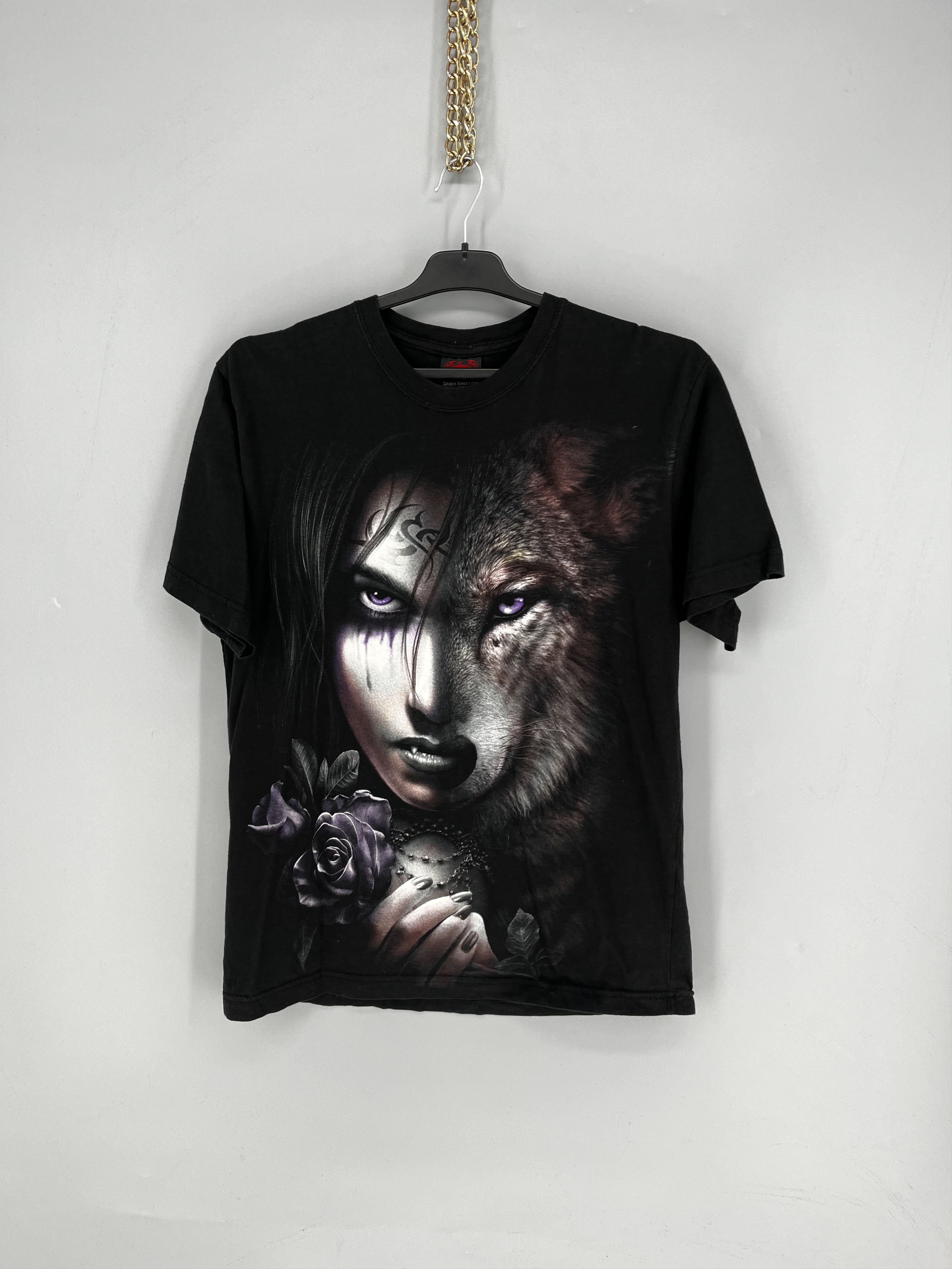 Other Vintage 90s Wolf Face Boxy Fit Tee Toys Rock Spiral Size M Size US M / EU 48-50 / 2 - 1 Thumbnail