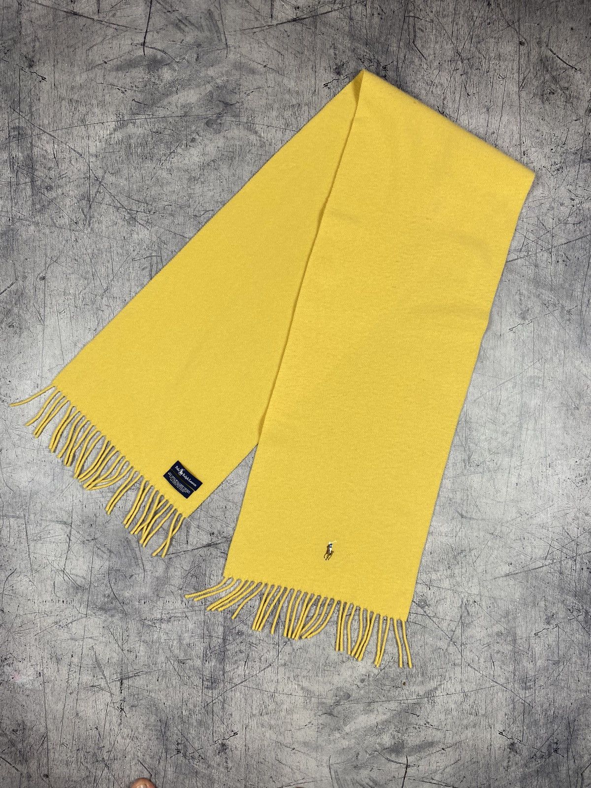 Polo Ralph Lauren × Vintage Vintage 90s Polo Ralph Lauren Wool Scarf g59 y2k Size ONE SIZE - 6 Thumbnail