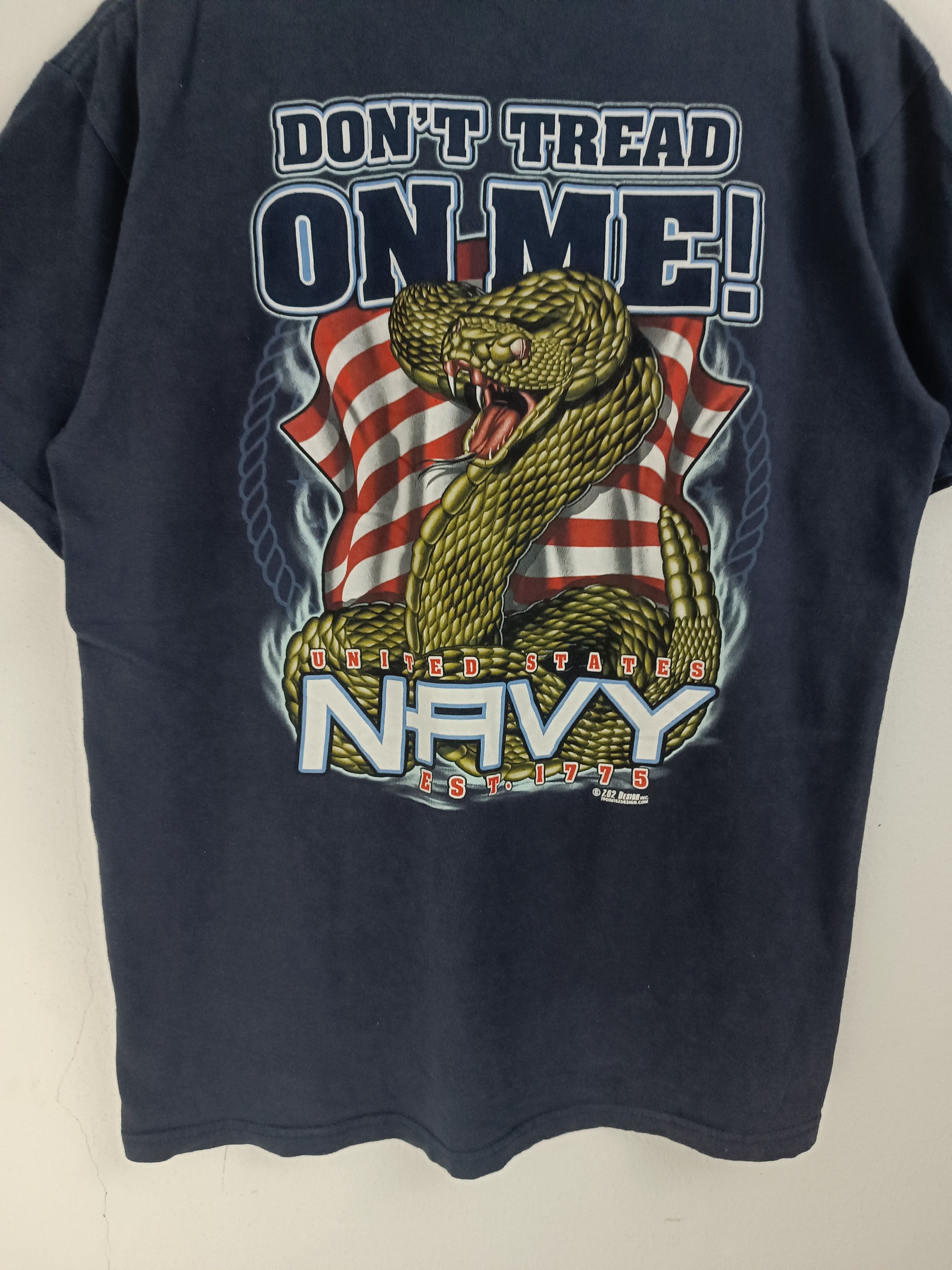 Vintage VINTAGE NAVY DON'T TREAD ON ME MARINE CORP USA Size US M / EU 48-50 / 2 - 15 Thumbnail