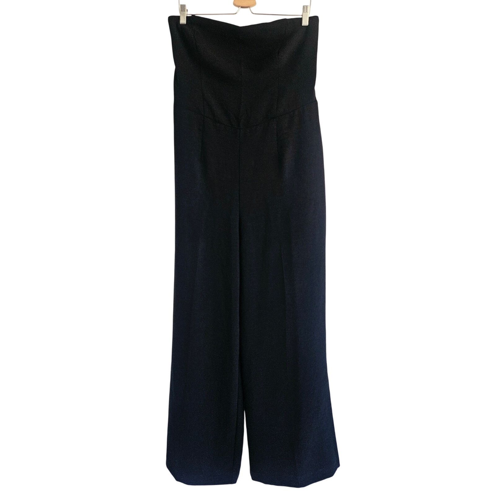 Abercrombie & Fitch NEW Abercrombie & Fitch StraplessCrepe Jumpsuit Black Size 38" / US 16 / IT 52 - 6 Thumbnail