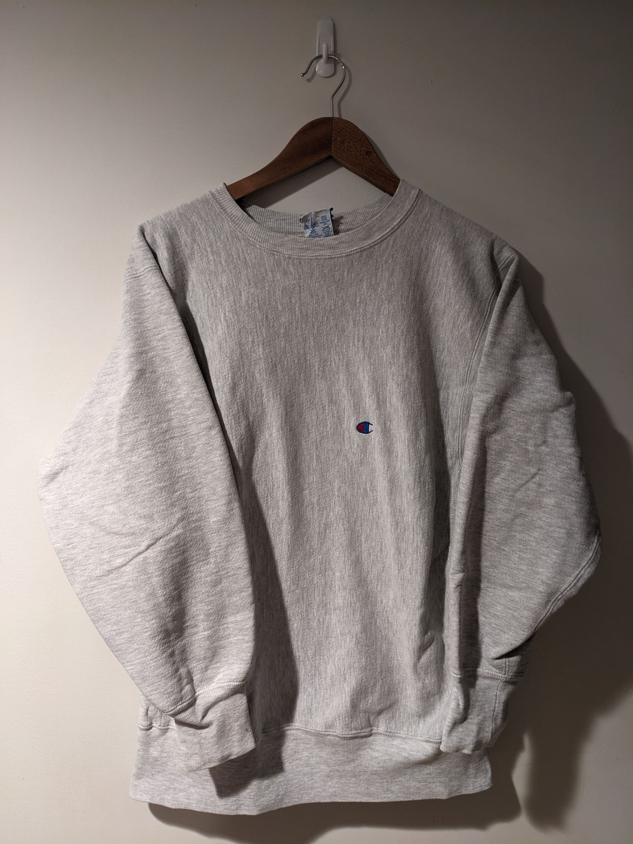 トップス 90s Champion AUGUSTANA REVERSE WEAVE Vintage 90s Champion Reverse Weave Blank Sweatshirt